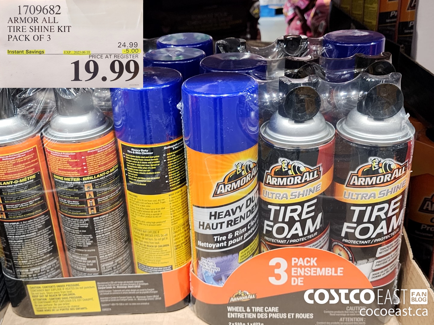 1709682 ARMOR ALL TIRE SHINE KIT PACK OF 3 ($5.00 INSTANT SAVINGS EXPIRES ON 2023-06-18) $19.99