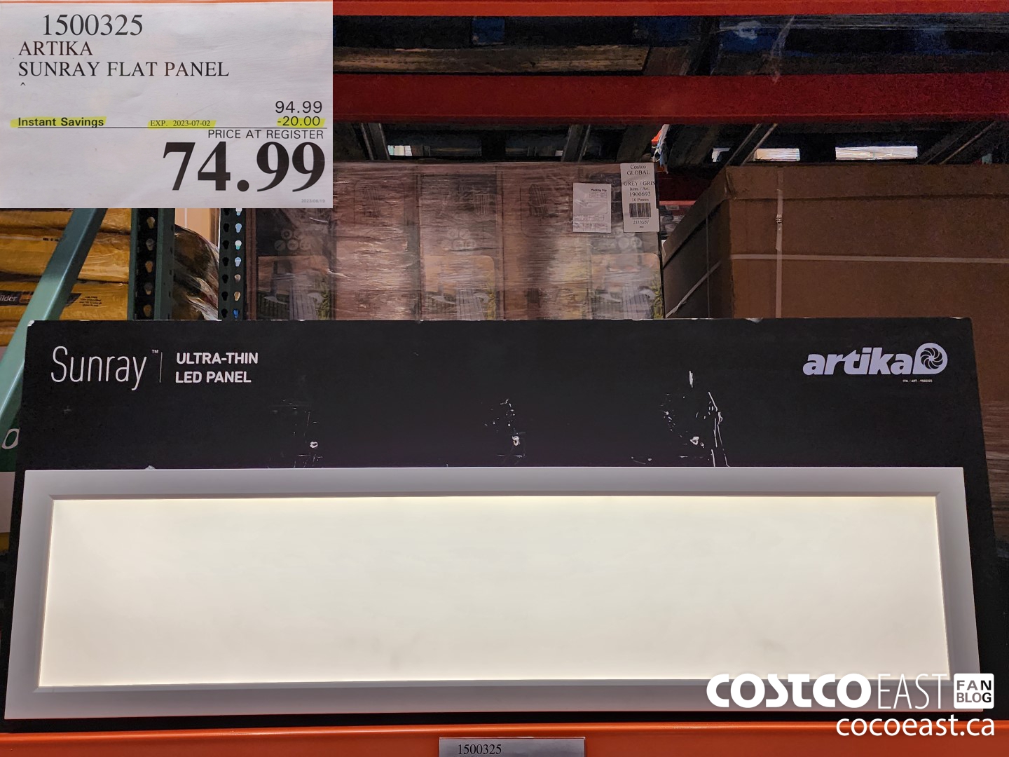 1500325 ARTIKA SUNRAY FLAT PANEL ($20.00 INSTANT SAVINGS EXPIRES ON 2023-07-02) $74.99