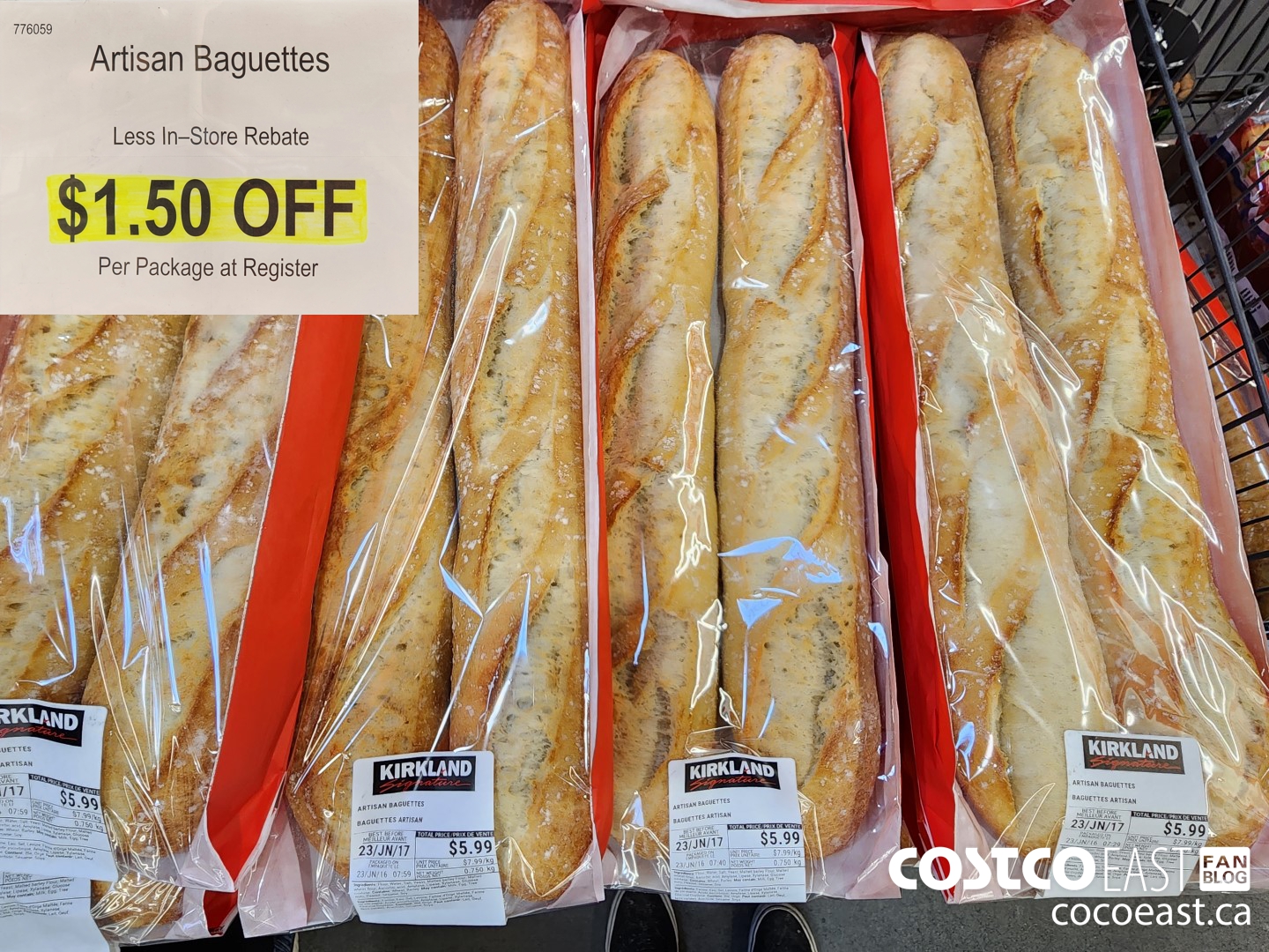 776059 ARTISAN BAGUETTES ($1.50 INSTANT SAVINGS)