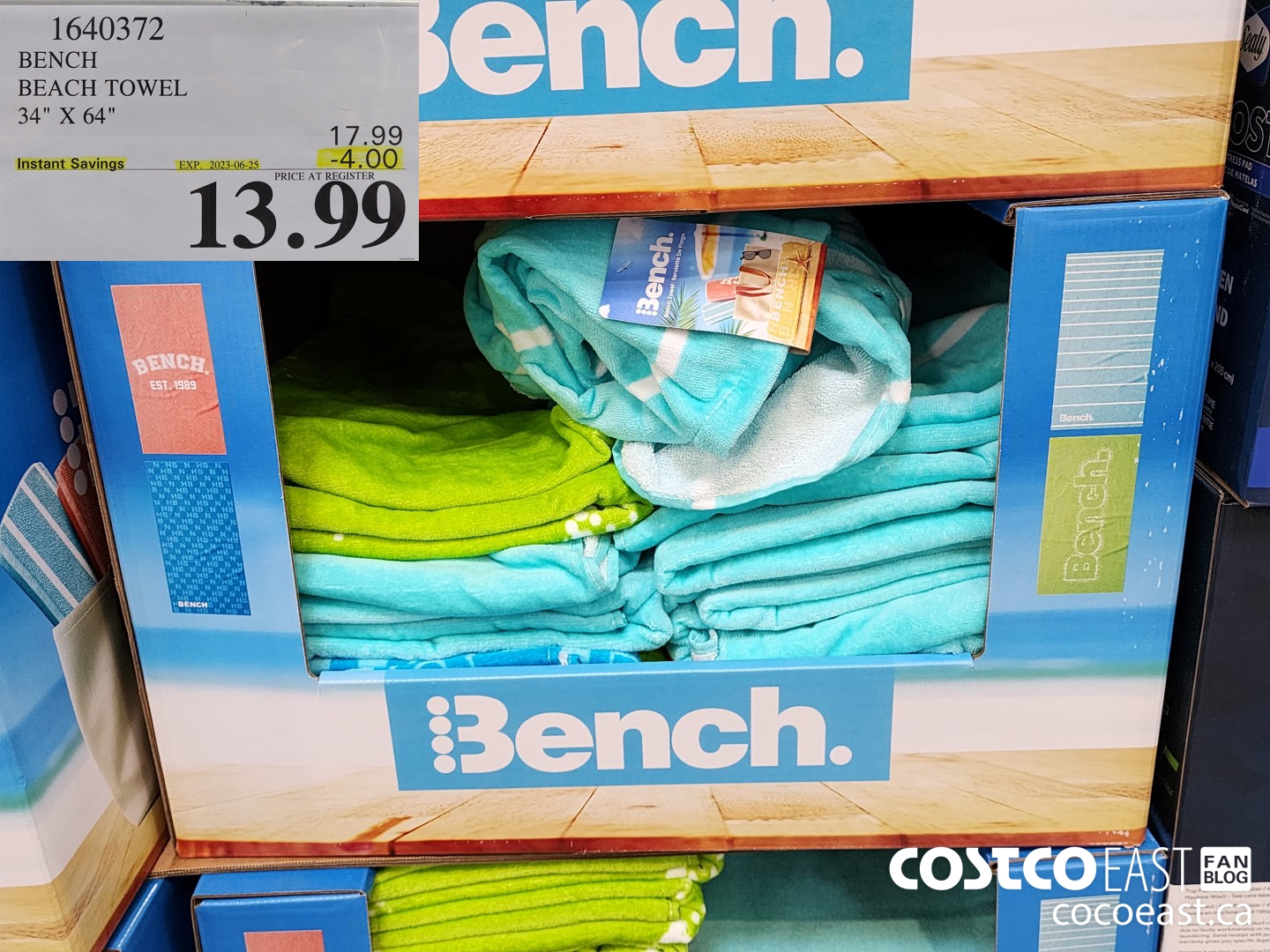 1640372 BENCH BEACH TOWEL 34