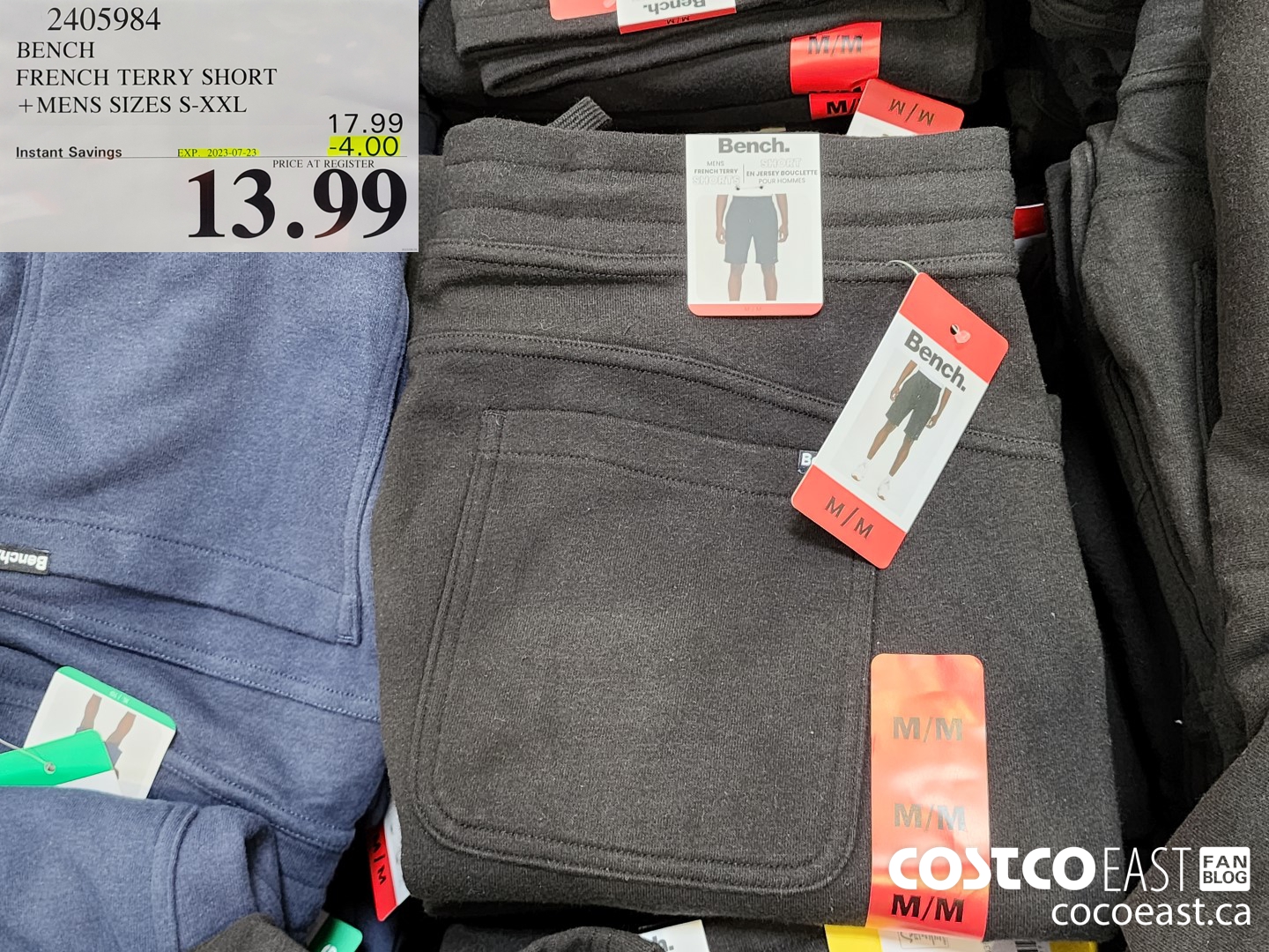 2405984 BENCH FRENCH TERRY SHORT +MENS SIZES S-XXL ($4.00 INSTANT SAVINGS EXPIRES ON 2023-07-23) $23.99