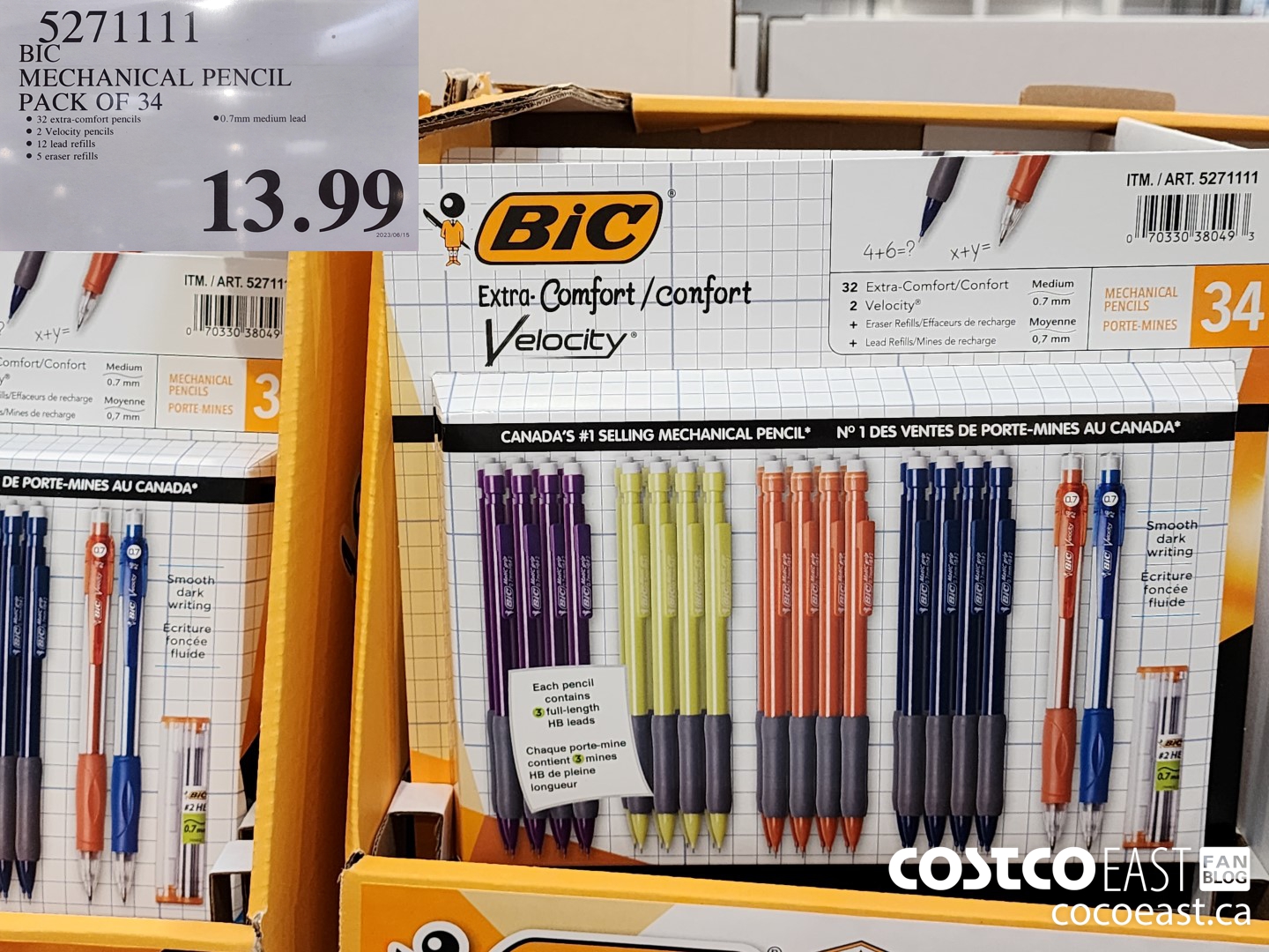 5271111 BIC MECHANICAL PENCILS PACK OF 34 $13.99