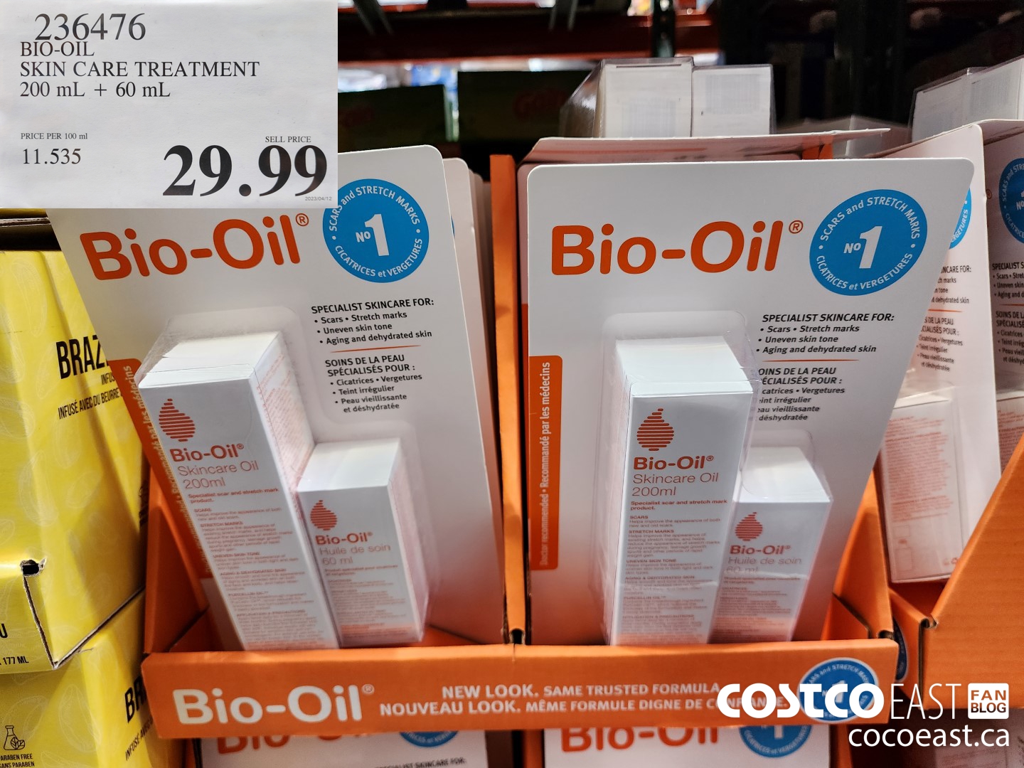 236476 BIO-OIL SKIN CARE TREATMENT 200 mL + 60 mL $29.99