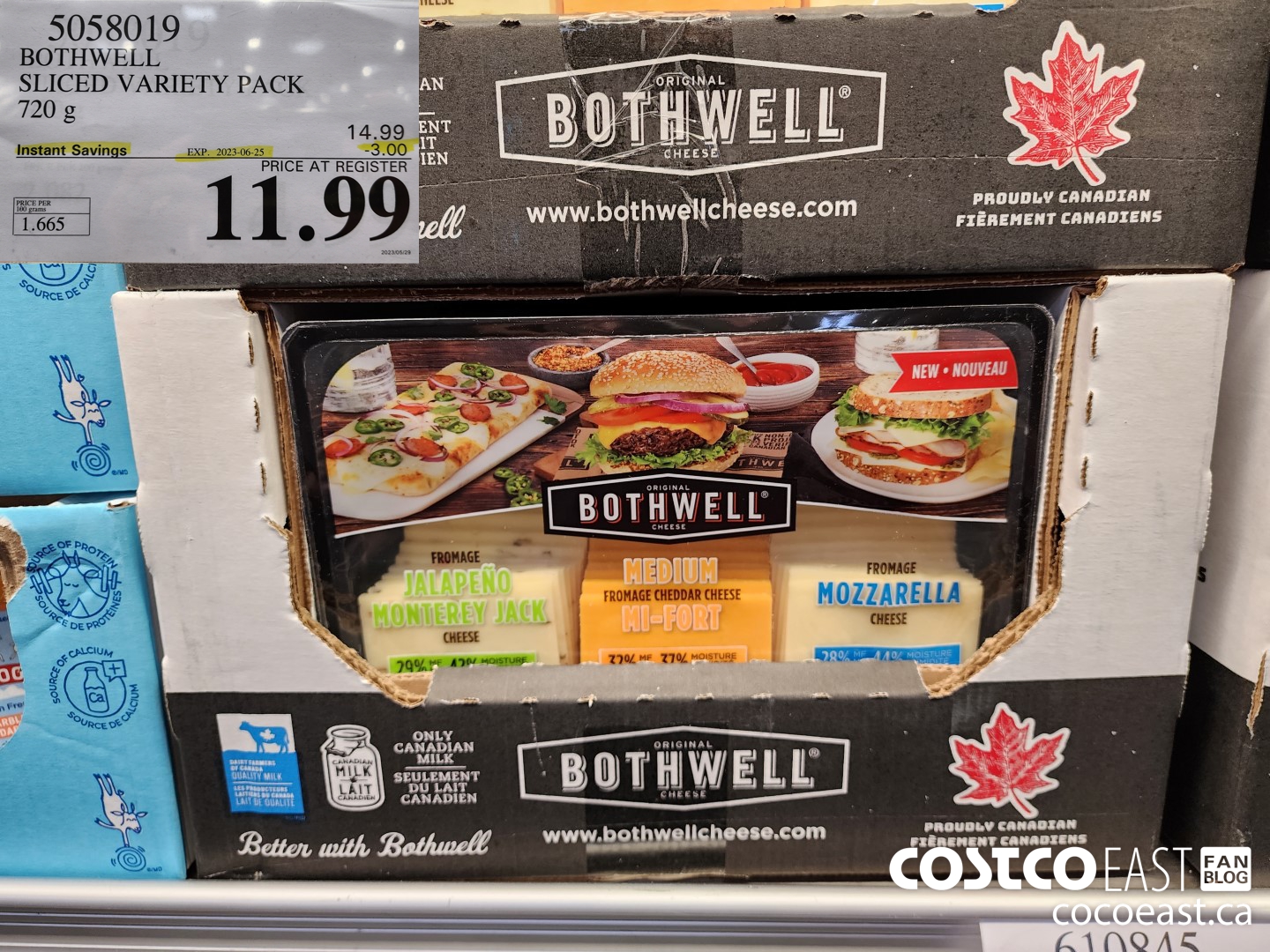 5058019 BOTHWELL SLICED VARIETY PACK 720 g ($3.00 INSTANT SAVINGS EXPIRES ON 2023-06-25) $11.99
