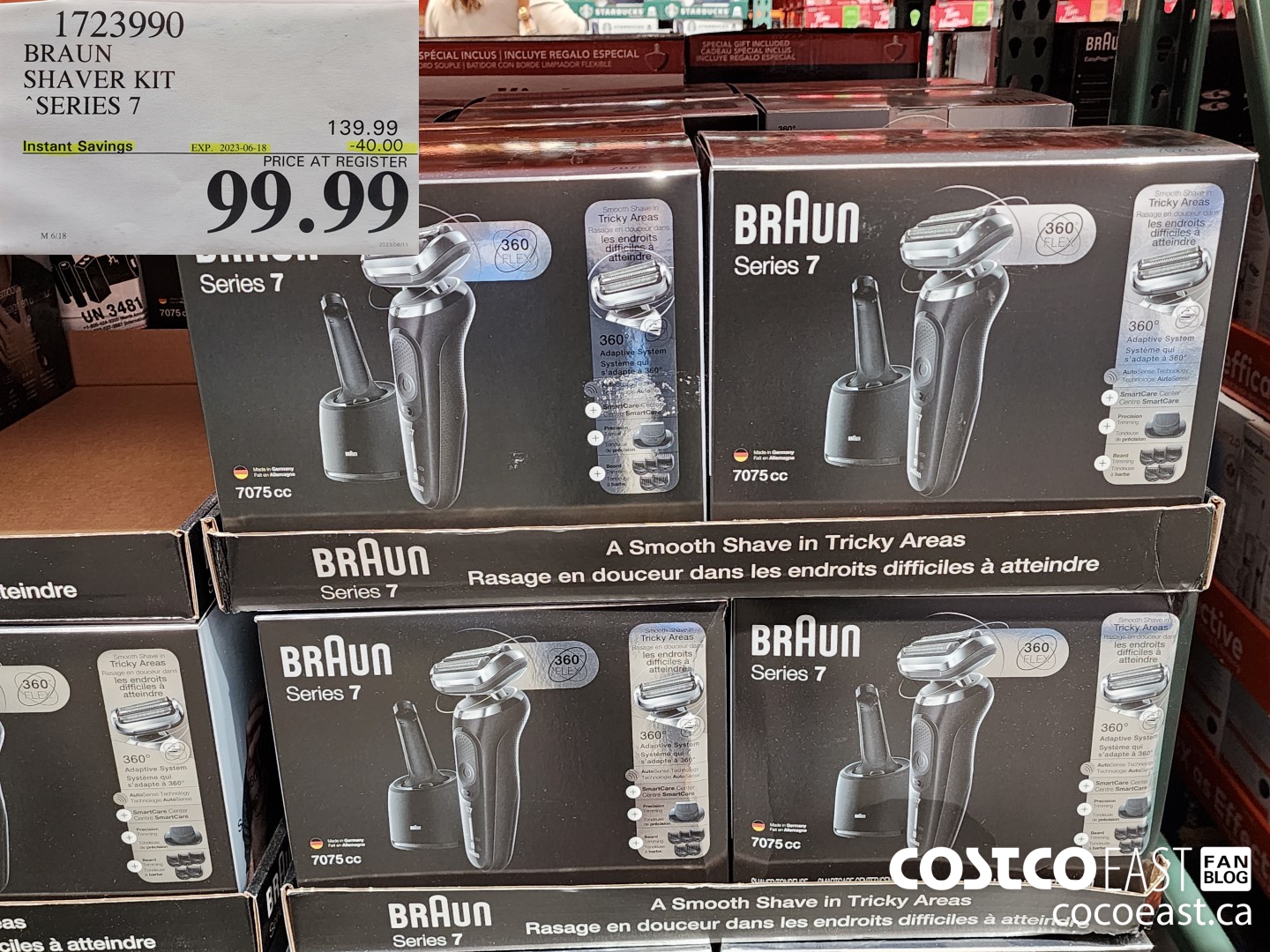1723990 BRAUN SHAVER KIT SERIES 7 ($40.00 INSTANT SAVINGS EXPIRES ON 2023-06-18) $99.99