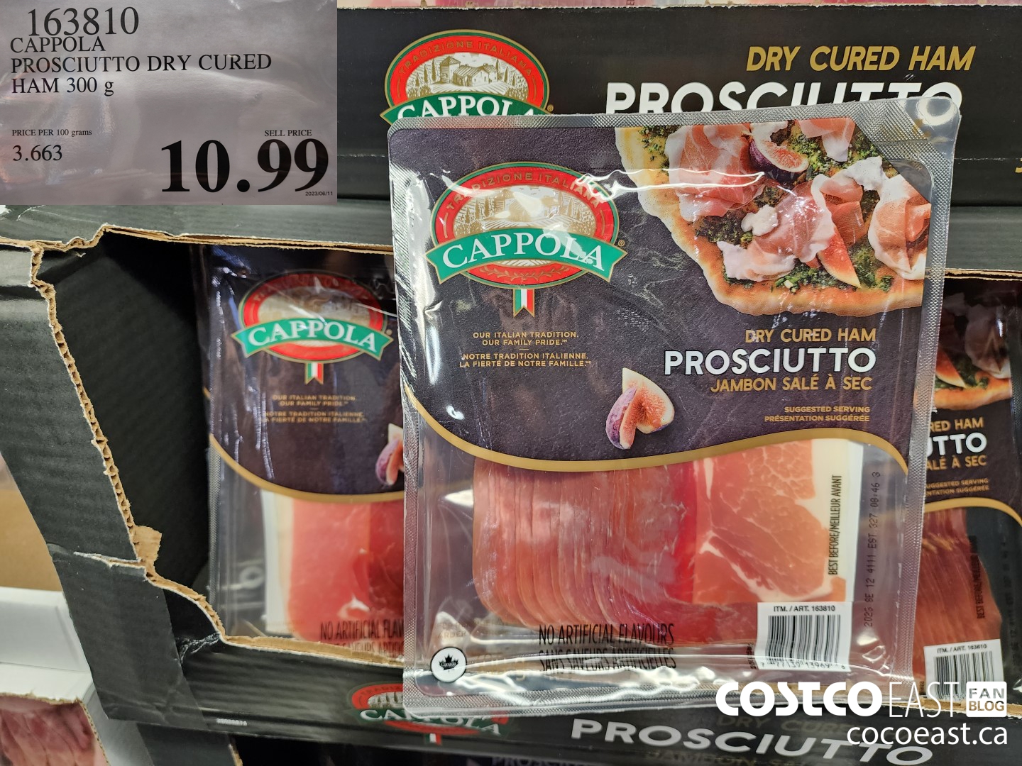 163810 CAPPOLA PROSCIUTTO DRY CURED HAM 300G $10.99