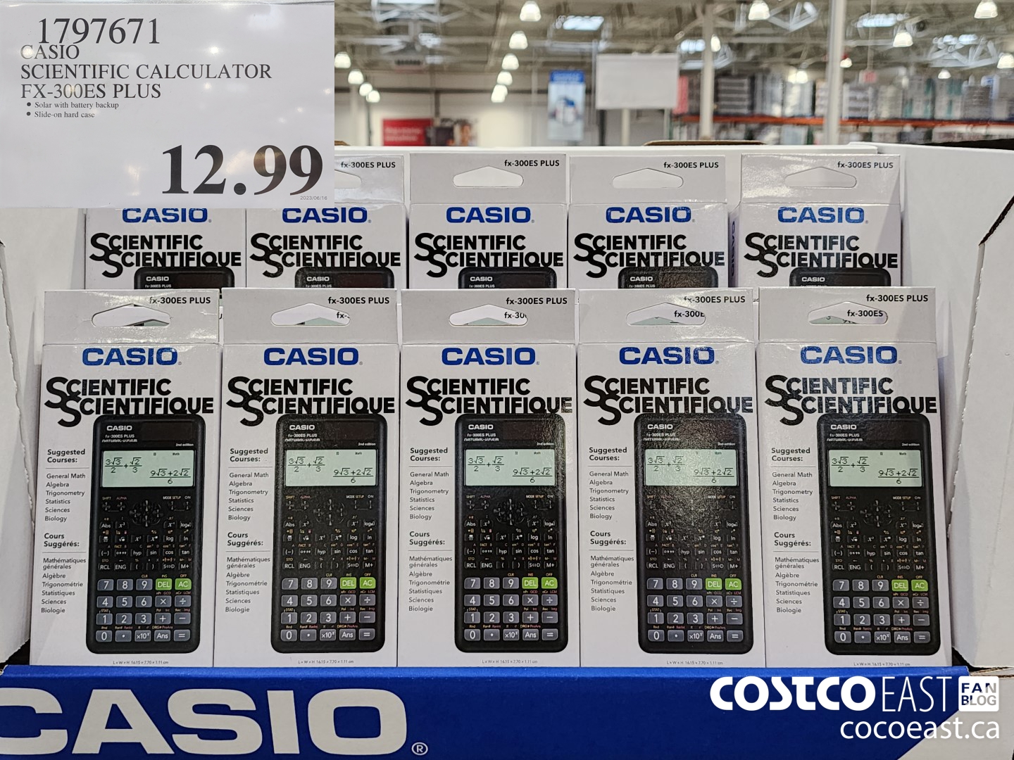 1797671 CASIO SCIENTIFIC CALCULATOR FX-3000ES PLUS $12.99
