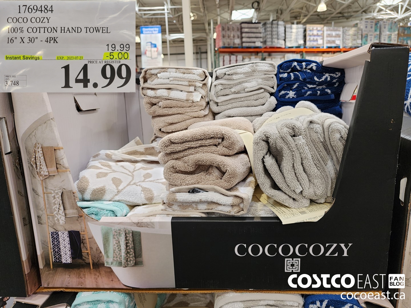 1769484 COCO COZY 100% COTTON HAND TOWEL 16