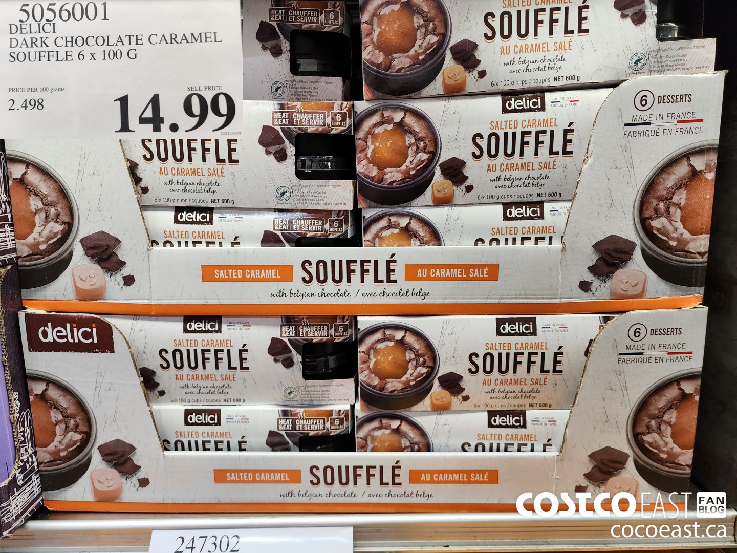 5056001 DARK CHOCOLATE CARAMEL SOUFELE 6 x 100 G $14.99