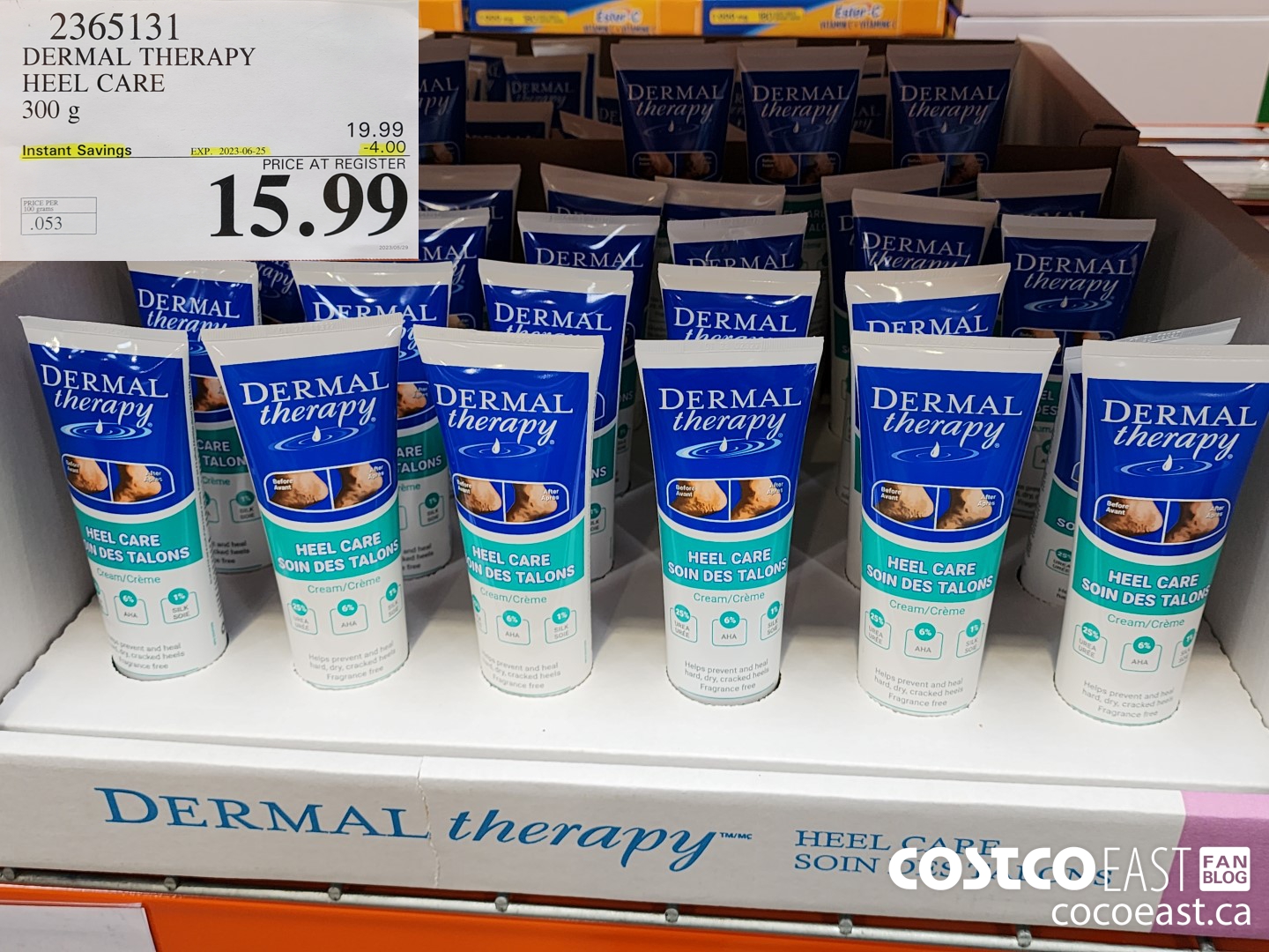 2365131 DERMAL THERAPY HEEL CARE 300 G ($4.00 INSTANT SAVINGS EXPIRES ON 2023-06-25) $15.99