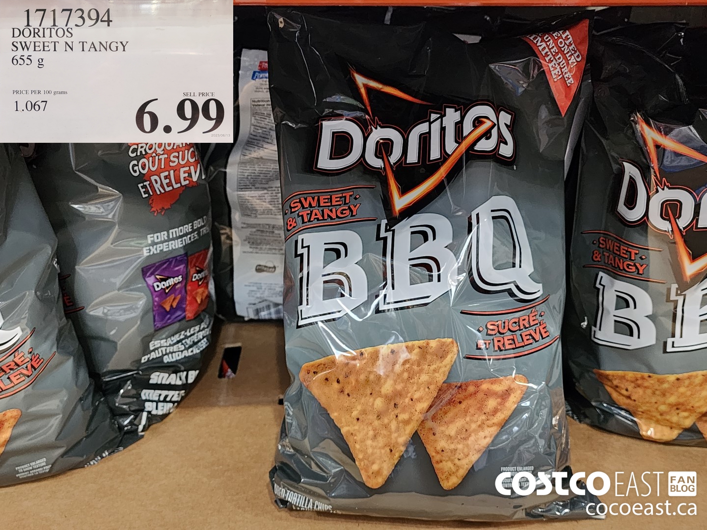 1717394 DORITOS SWEET N TANGY 655 g $6.99