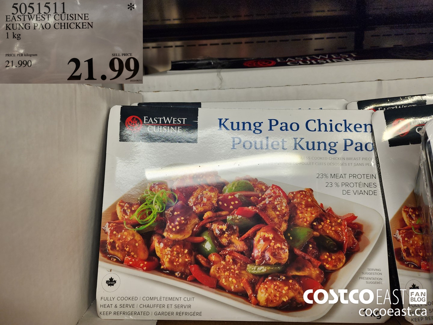 5051511 EASTWEST CUISINE KUNG PAO CHICKEN 1 kg $21.99