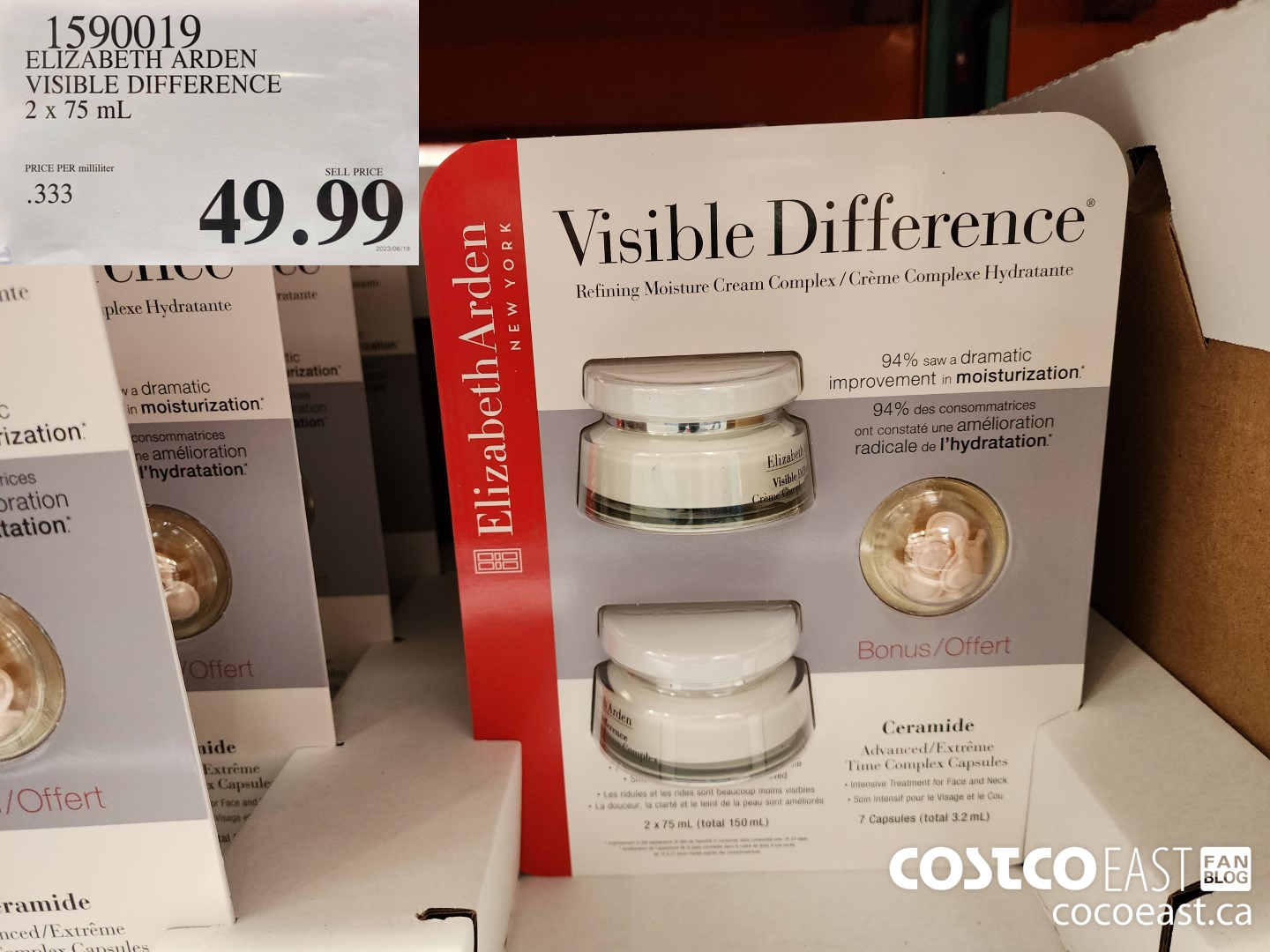 1590019 ELIZABETH ARDEN VISIBLE DIFFERENCE 2 x 75 mL $49.99