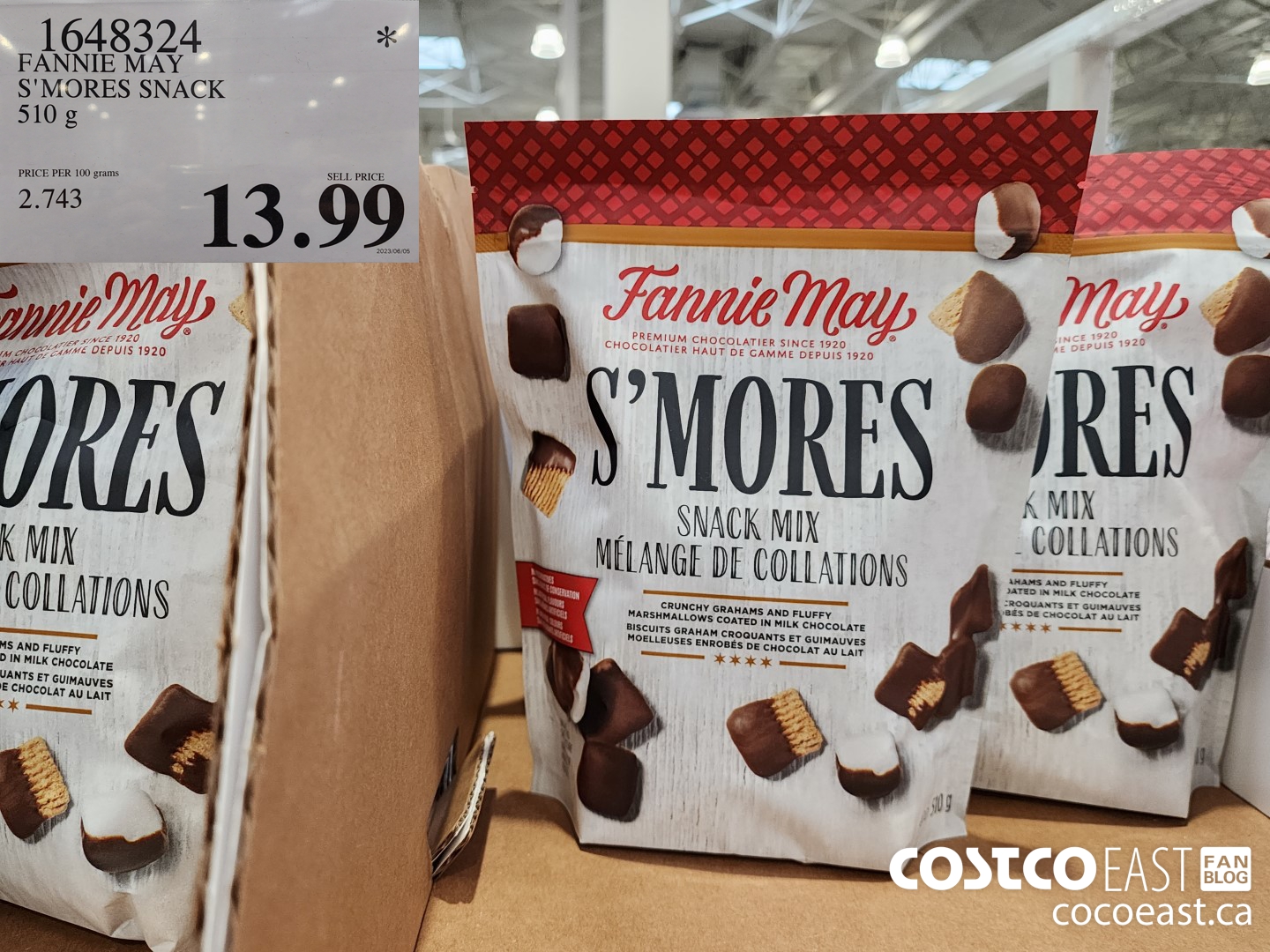 1648324 FANNIE MAY S'MORES SNACK 510 g $13.99