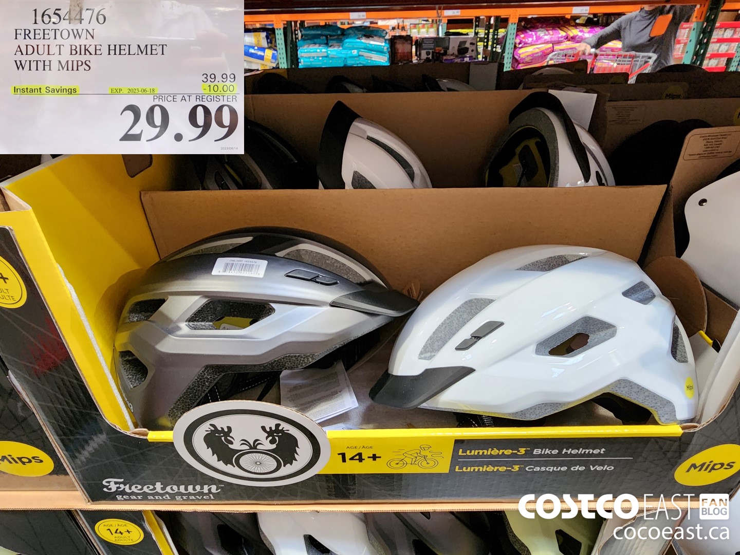 1654476 FREETOWN ADULT BIKE HELMET WITH MIPS ($10.00 INSTANT SAVINGS EXPIRES ON 2023-06-18) $29.99