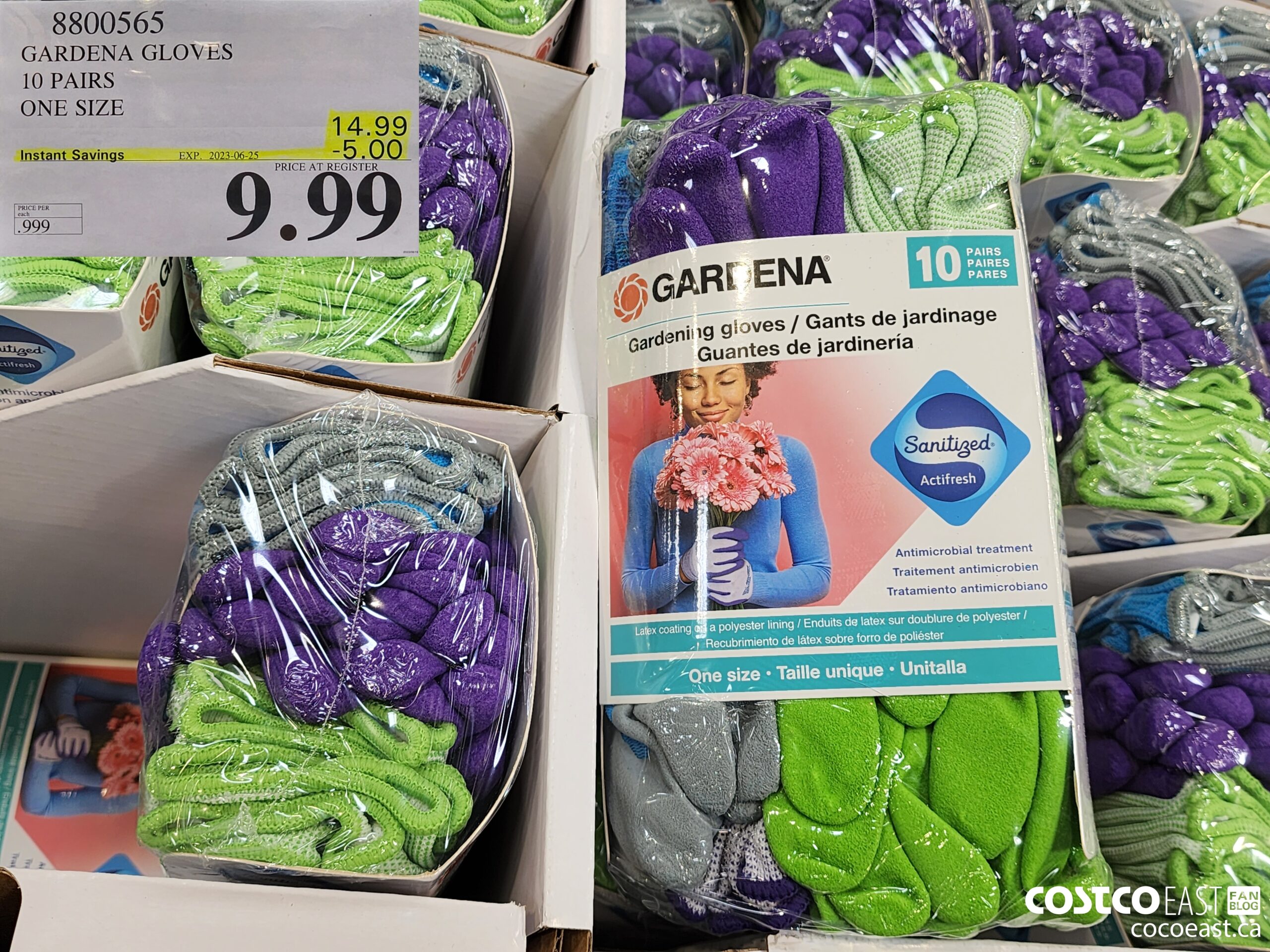 8800565 GARDENA GLOVES 10 PAIRS ONE SIZE ($3.00 INSTANT SAVINGS EXPIRES ON 2023-06-25) $11.99