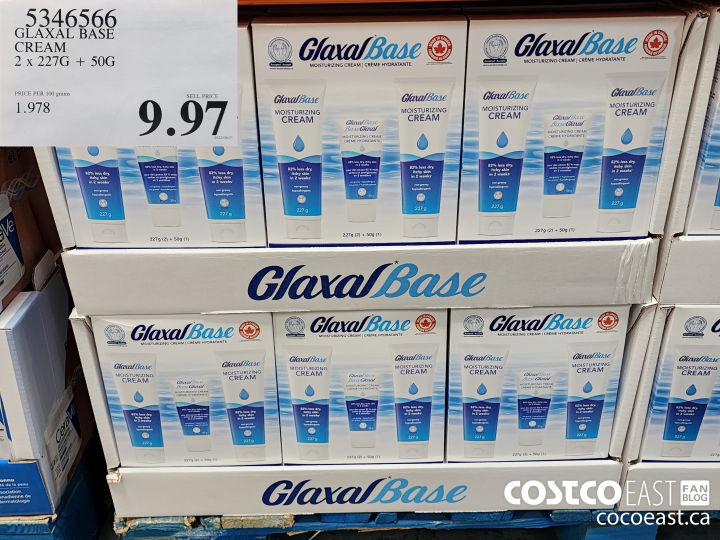 5346566 GLAXAL BASE CREAM 2 x 227G + 50G $9.97