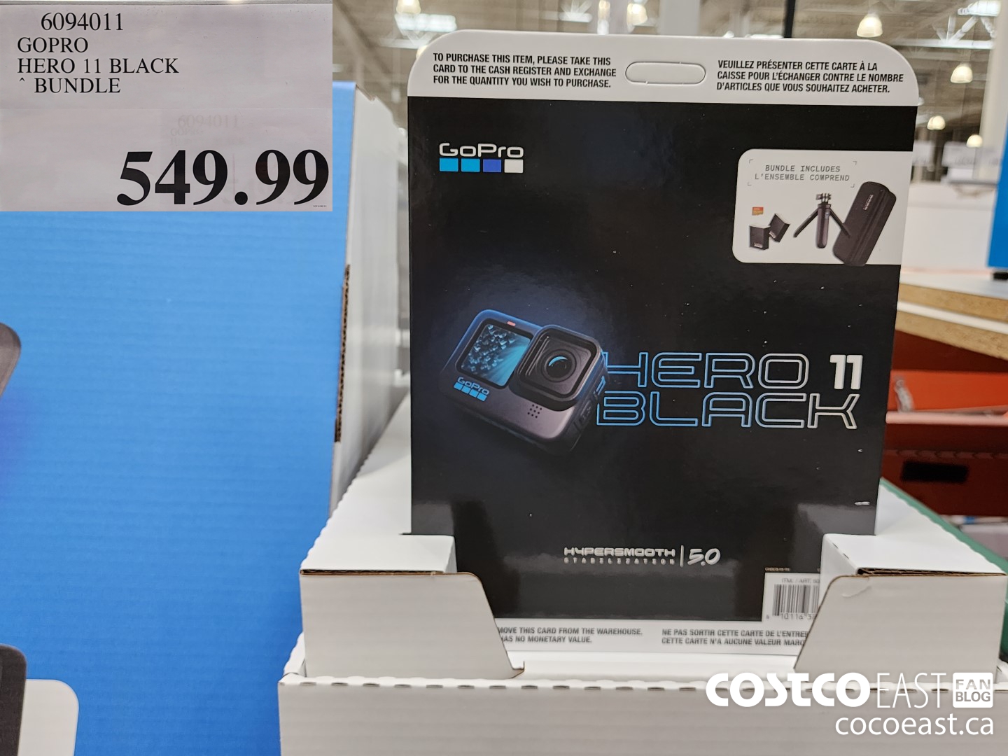 6094011 GOPRO HERO 11 BLACK ~ BUNDLE $549.99