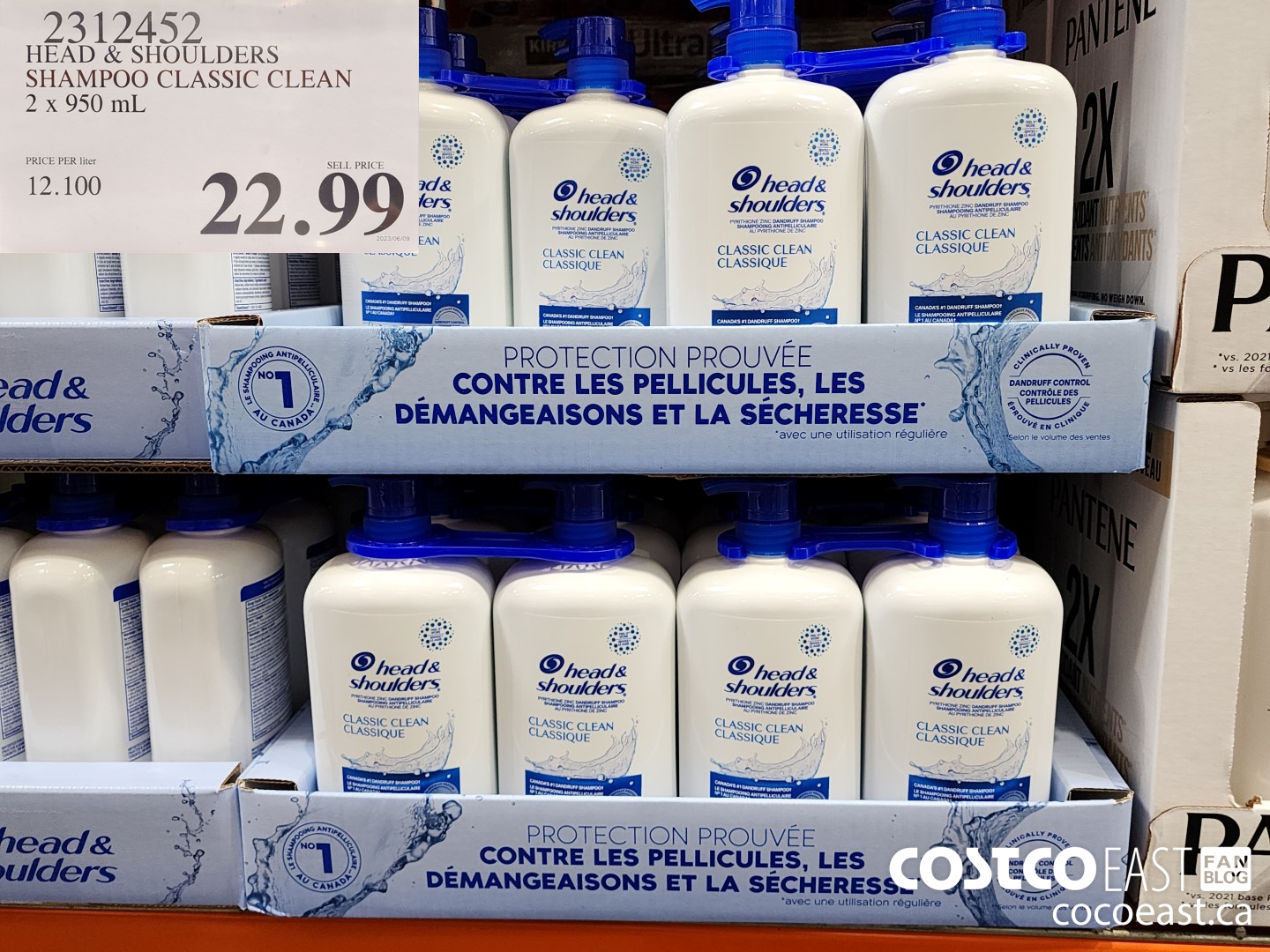 2312452 HEAD & SHOULDERS SHAMPOO CLASSIC CLEAN 2 X 950 ML $22.99