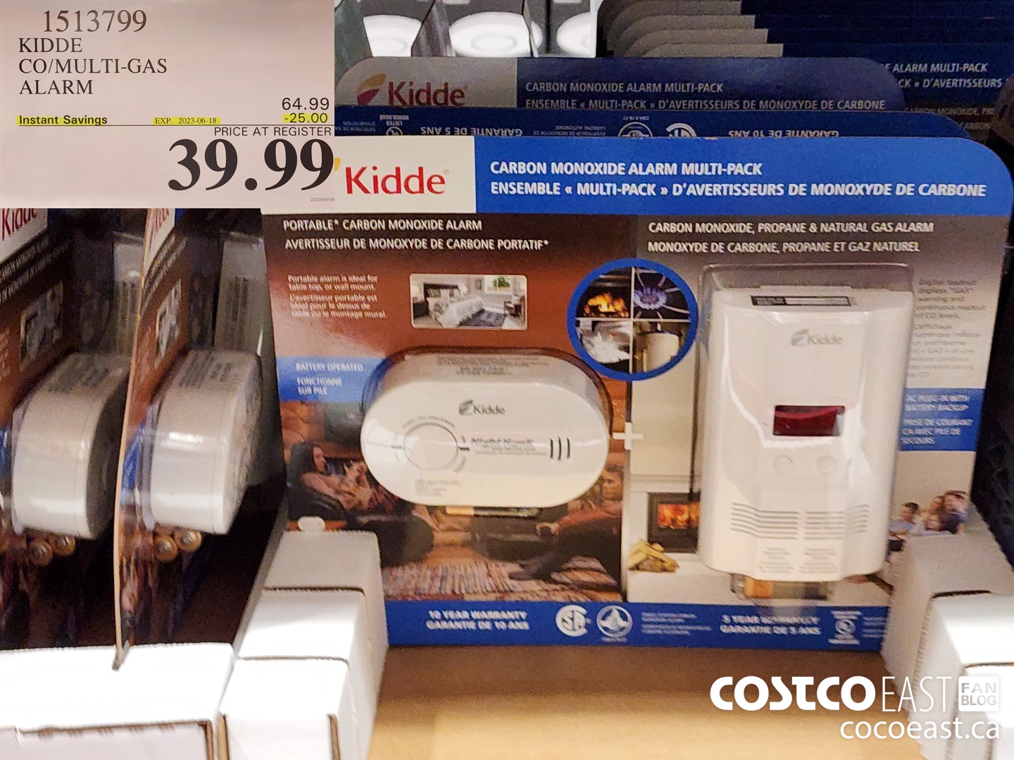 1513799 KIDDE CO/MULTI-GAS ALARM ($25.00 INSTANT SAVINGS EXPIRES ON 2023-06-18) $39.99