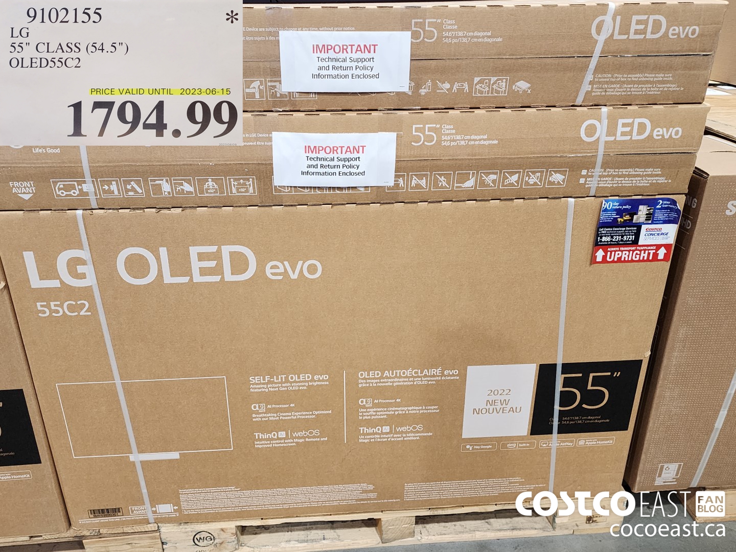 9102155 LG 4K OLED 55