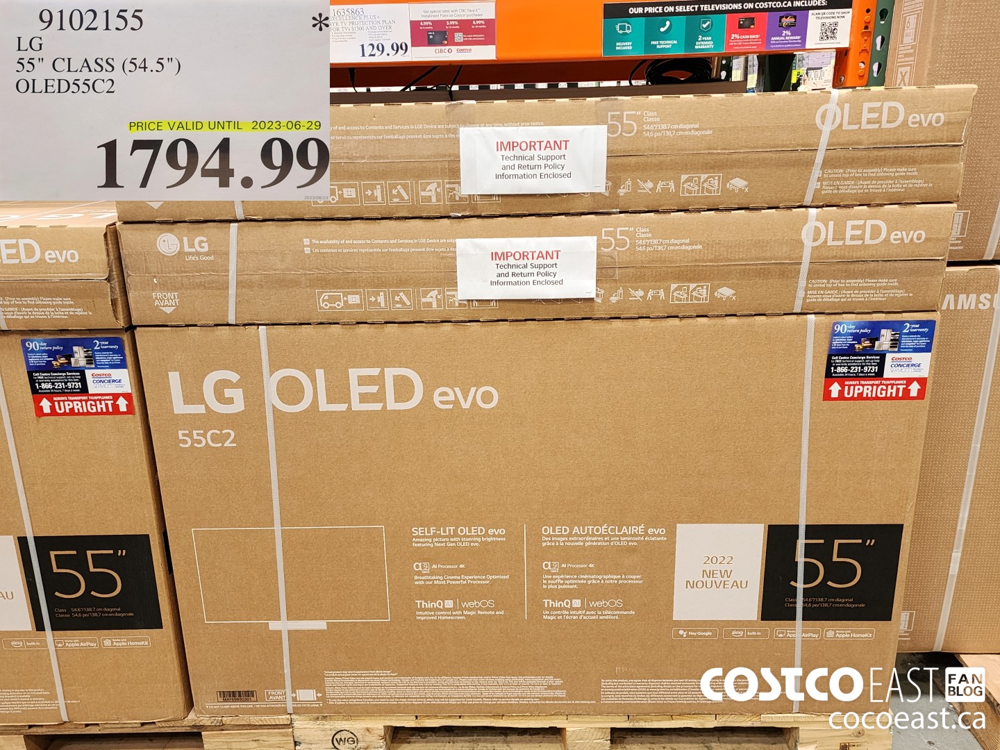 9102155 LG 4K OLED 55