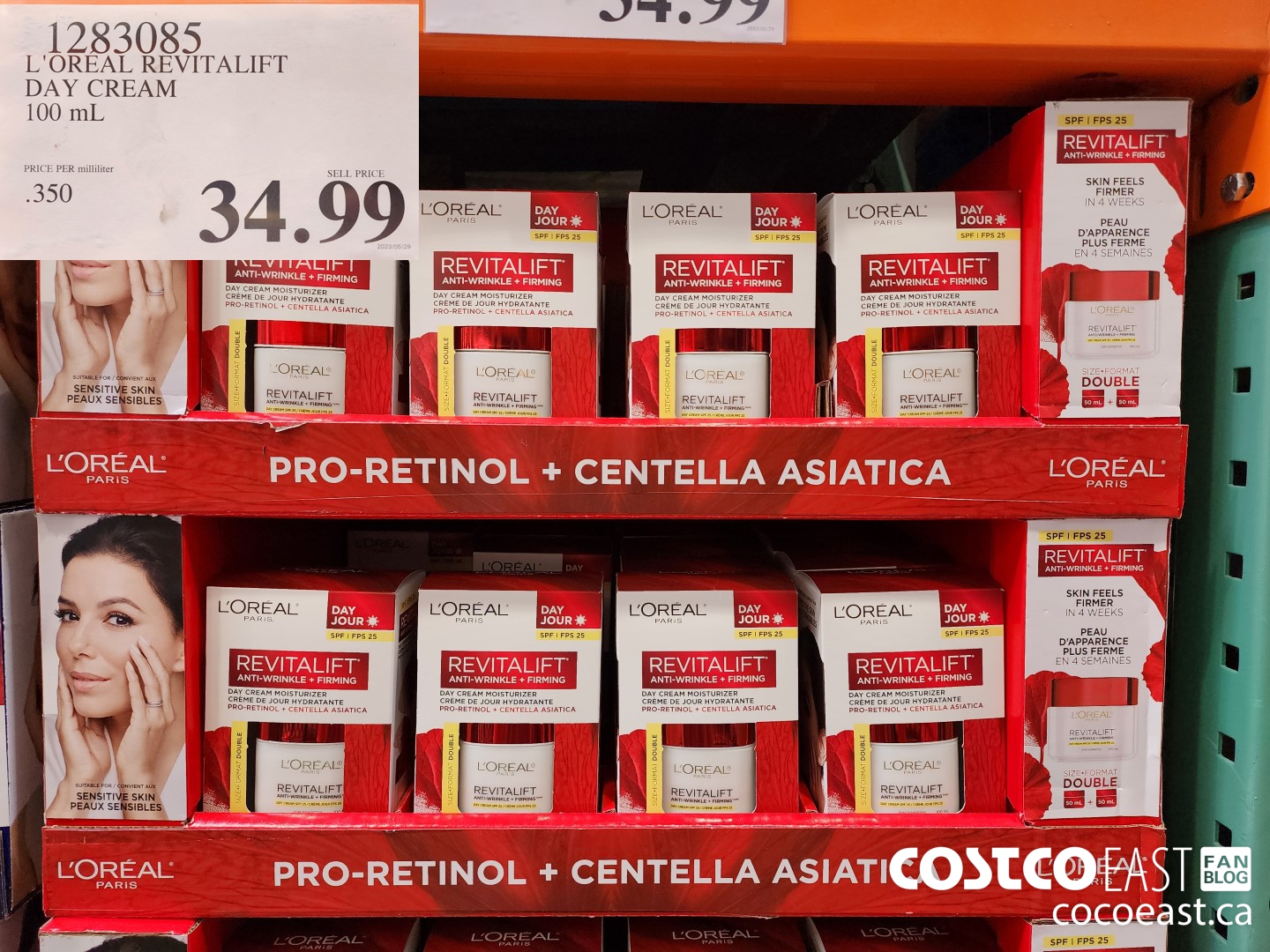 1283085 L'OREAL REVITALIFT DAY CREAM 100 mL $34.99