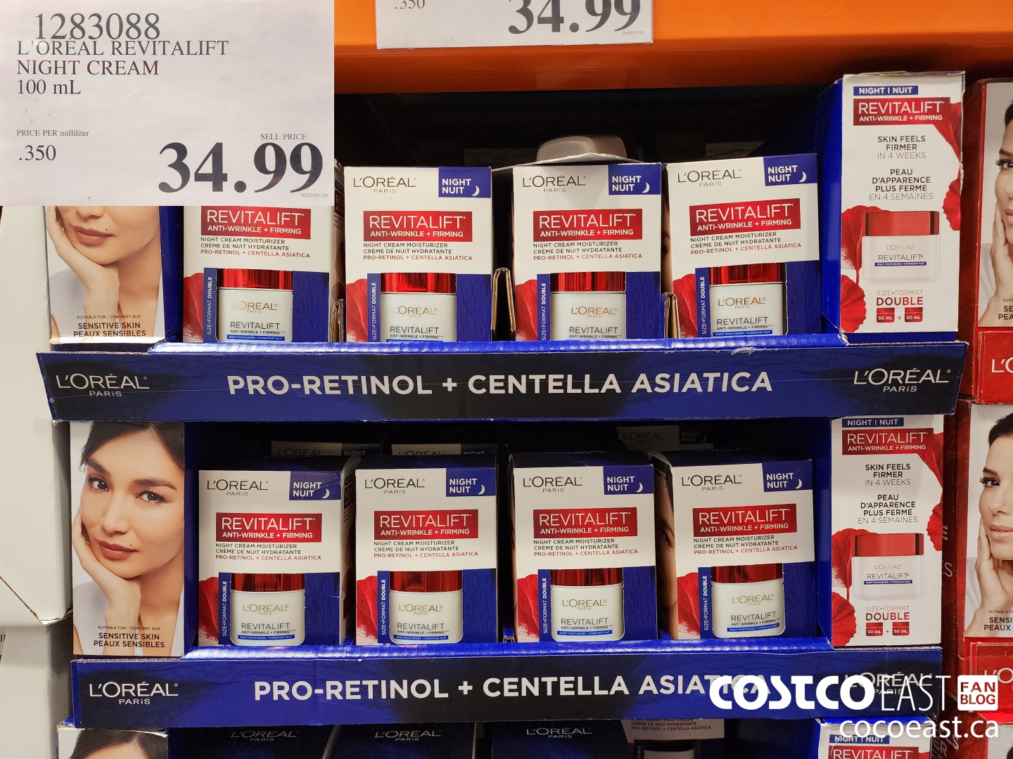 1283088 L'OREAL REVITALIFT NIGHT CREAM 100 mL $34.99