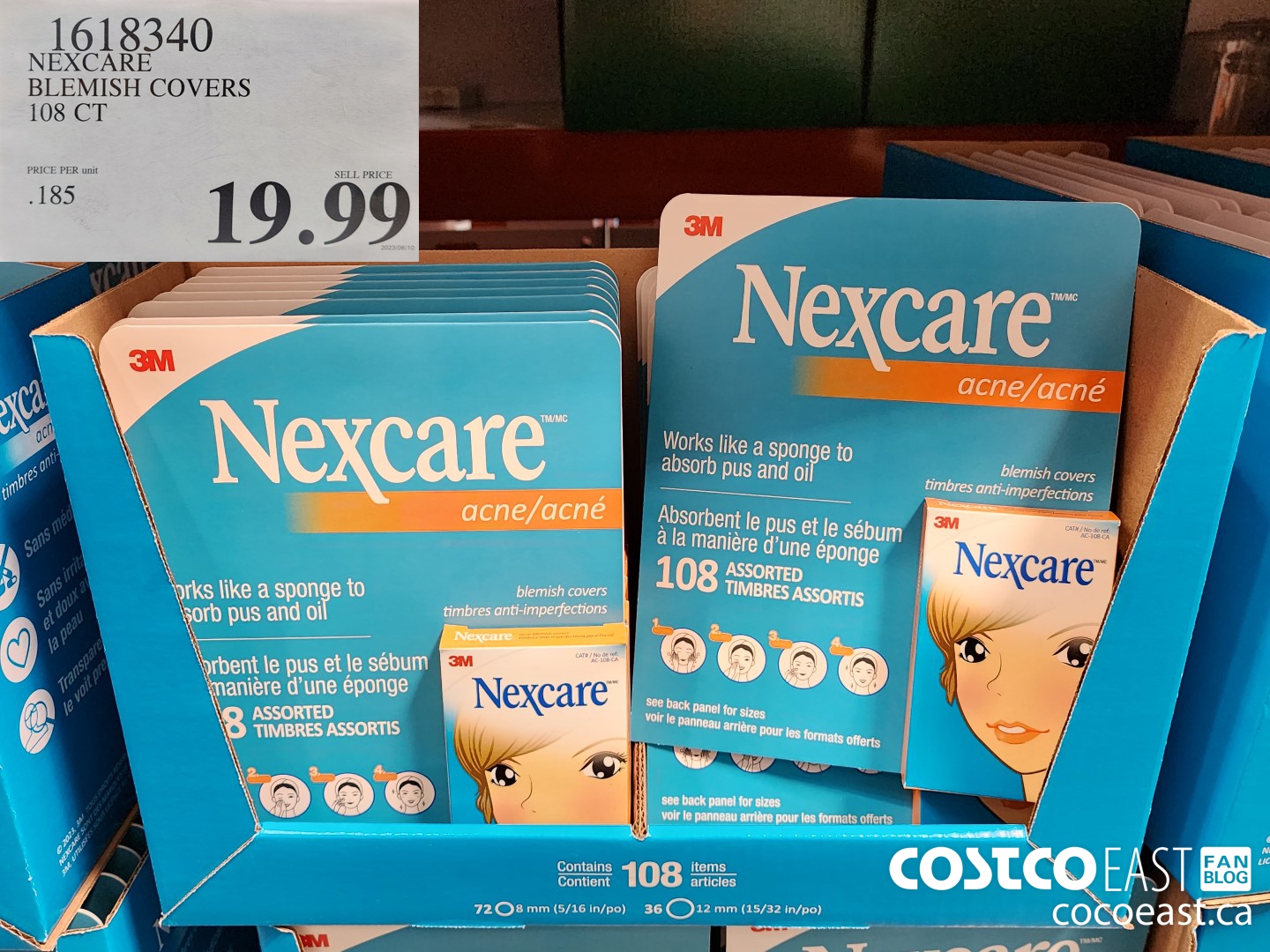 1618340 NEXCARE BLEMISH COVERS 108 CT $19.99