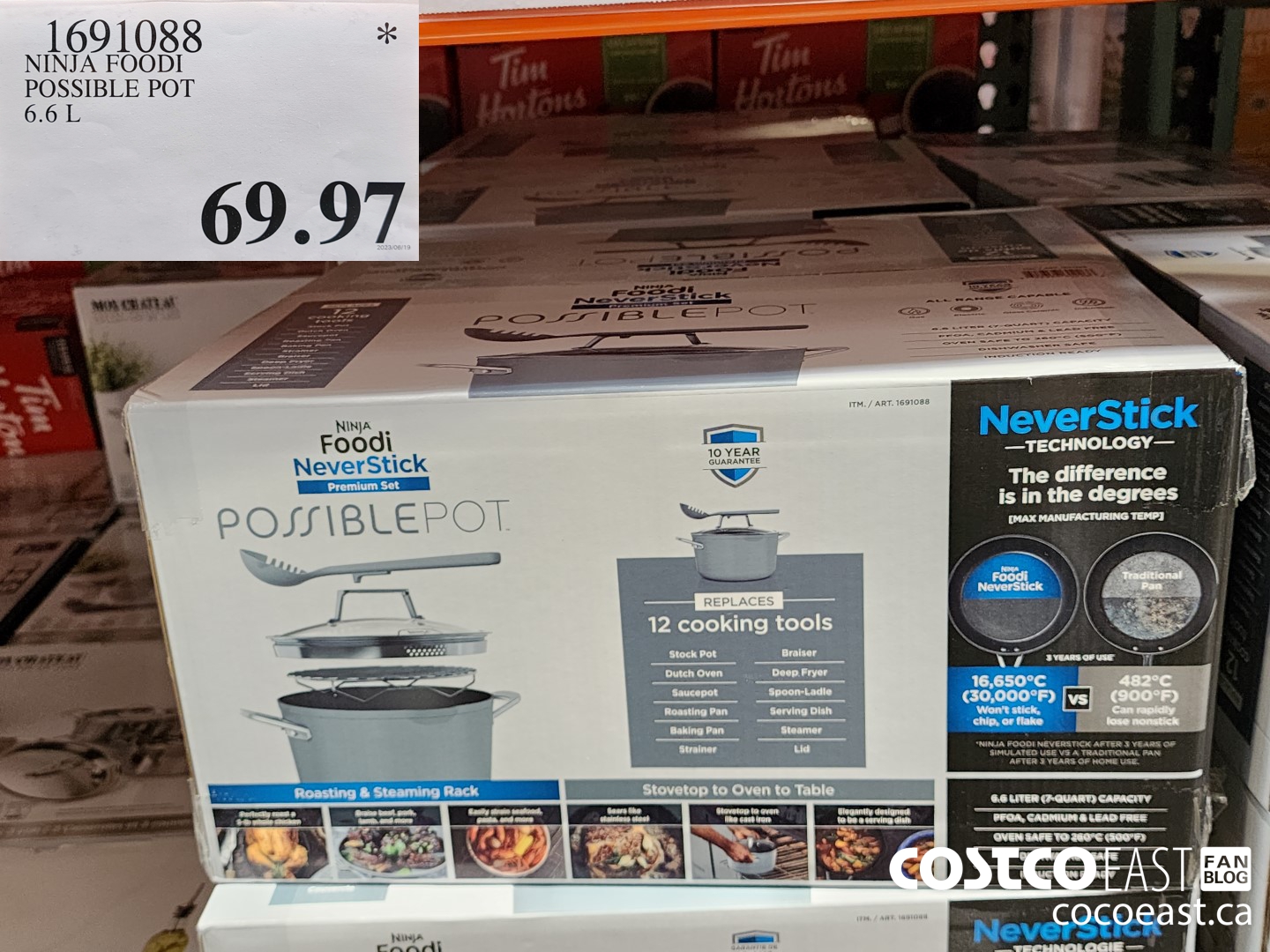 1691088 NINJA FOODI POSSIBLE POT 6.6L $69.97