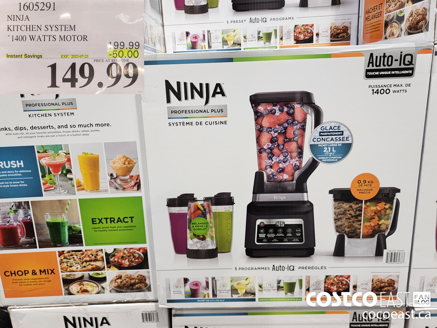 NINJA KITCHEN SYSTEM 1400 WATTS MOTOR 20230629 79790 