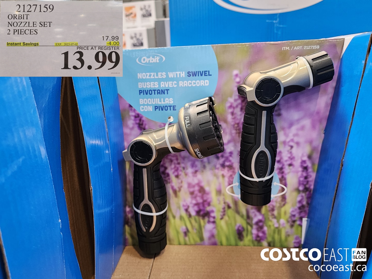 2127159 ORBIT NOZZLE SET 2 PIECES ($4.00 INSTANT SAVINGS EXPIRES ON 2023-07-02) $13.99