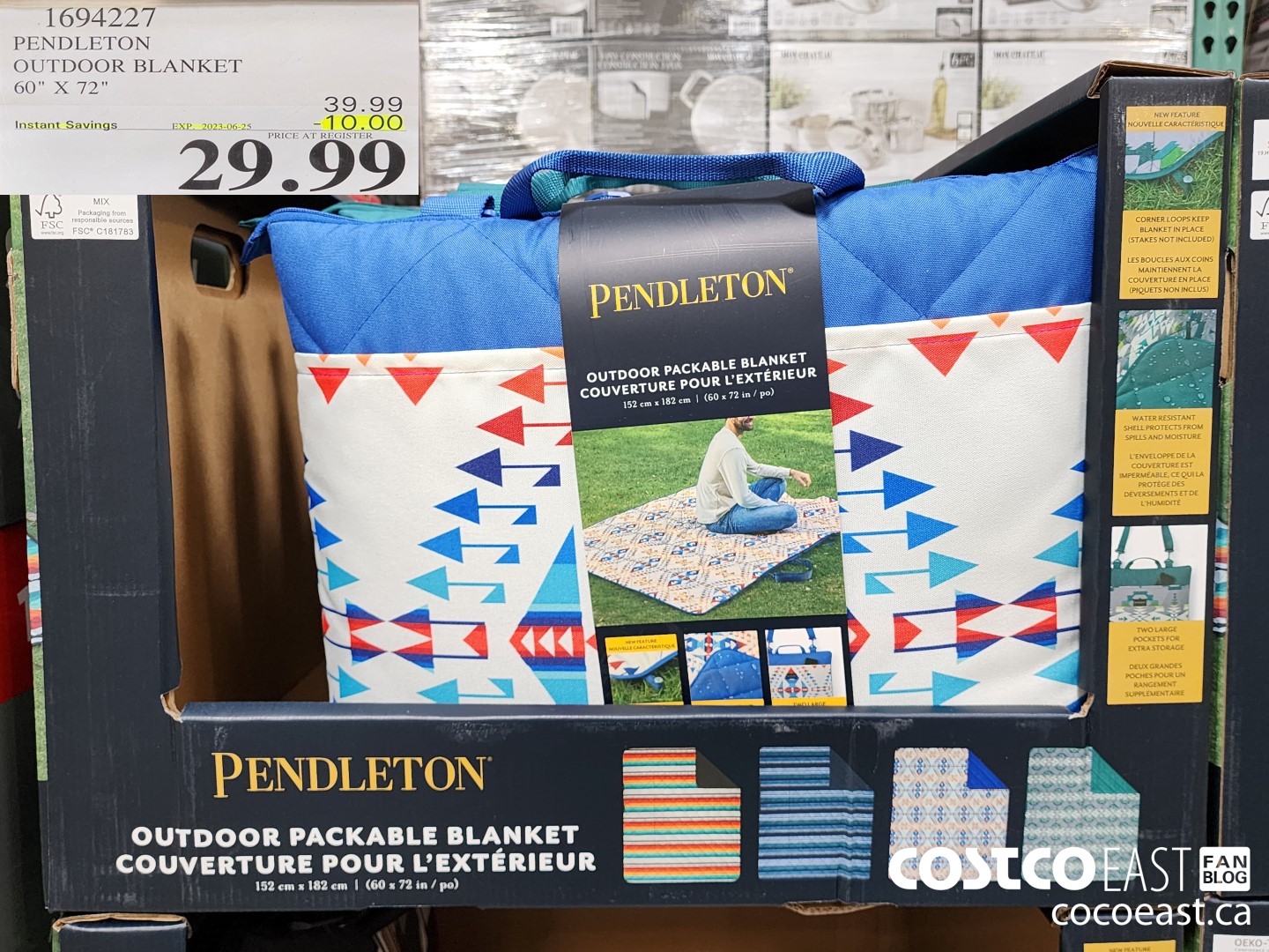 1694227 PENDLETON OUTDOOR BLANKET 60