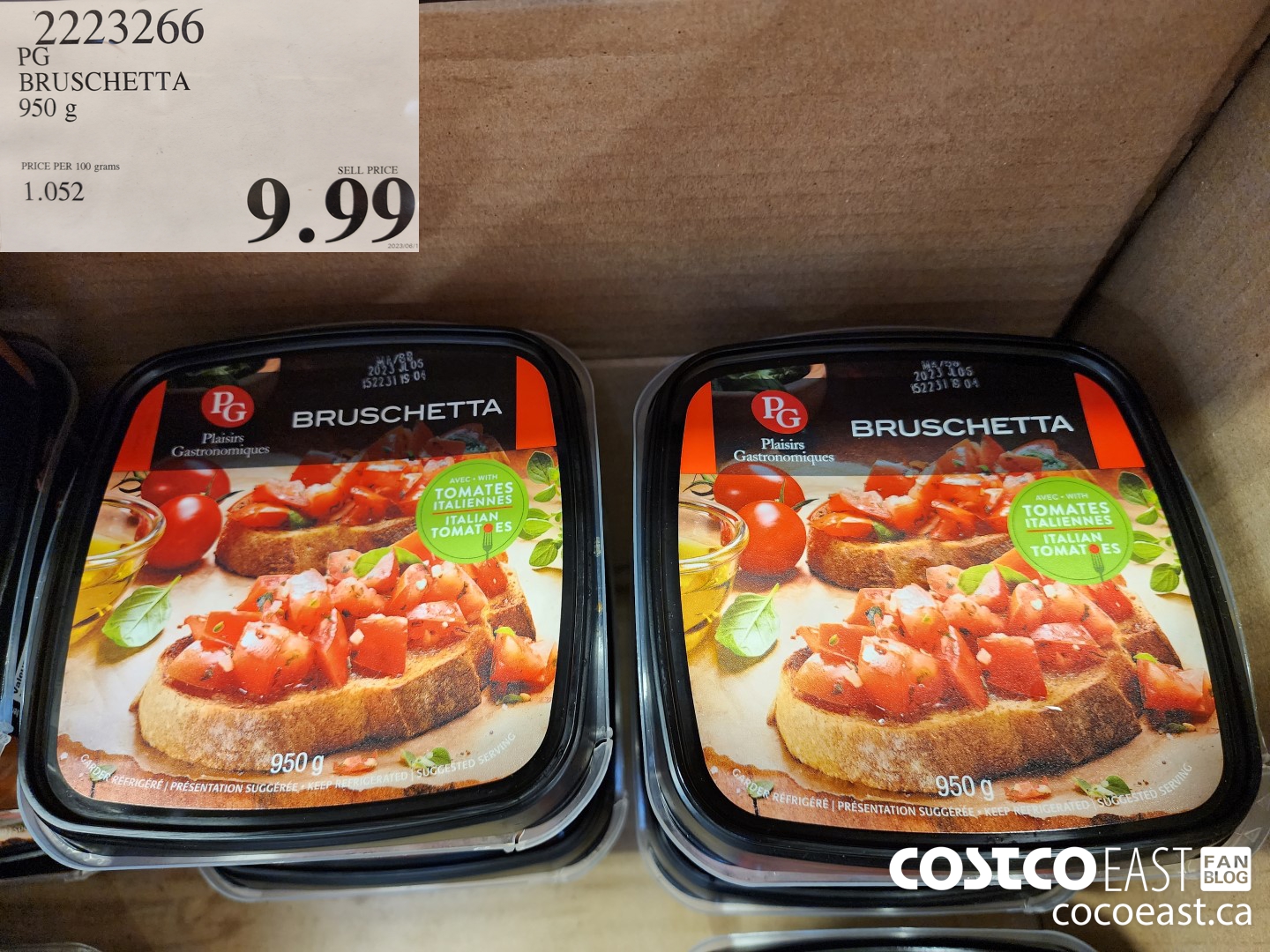 2223266 PG BRUSCHETTA 950 g $9.99
