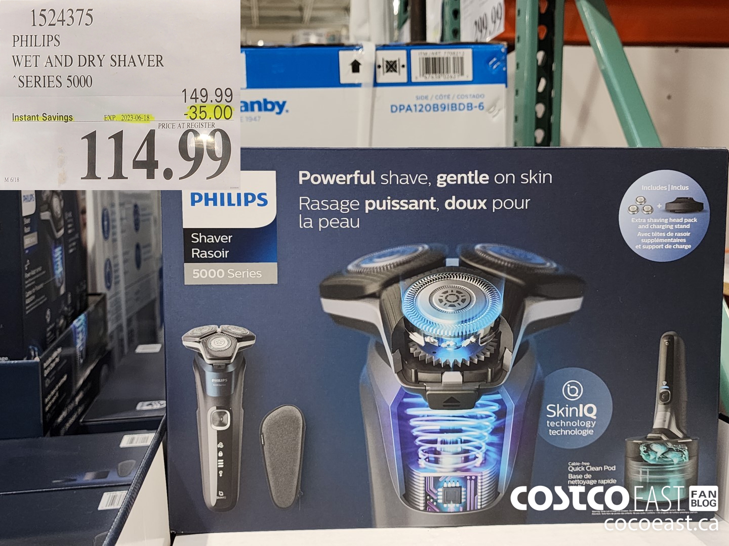 1524375 PHILIPS WET AND DRY SHAVER ~ SERIES 5000 ($35.00 INSTANT SAVINGS EXPIRES ON 2023-06-18) $114.99