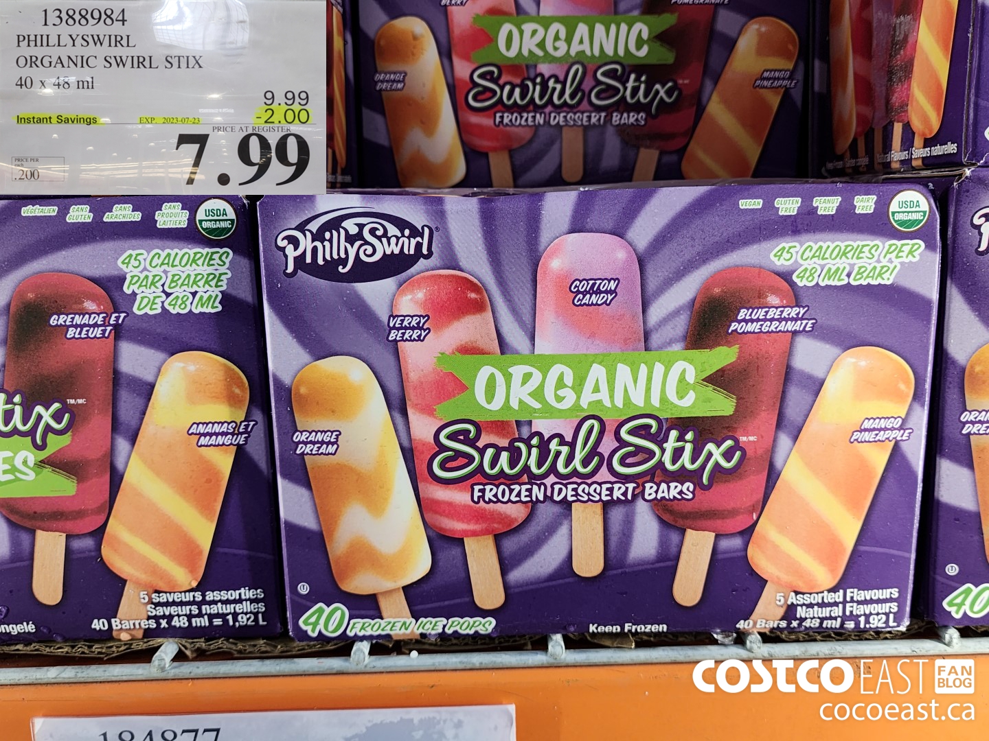 1388984 PHILLYSWIRL ORGANIC SWIRL STIX 40 X 48 ML ($2.0 INSTANT SAVINGS EXPIRES ON 2023-07-23) $7.99