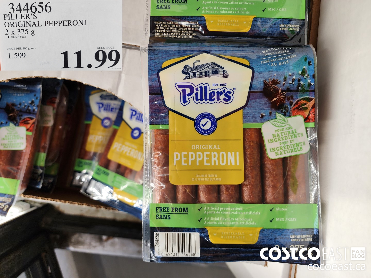 344656 PILLER'S ORIGINAL PEPPERONI 2 x 375 g $11.99