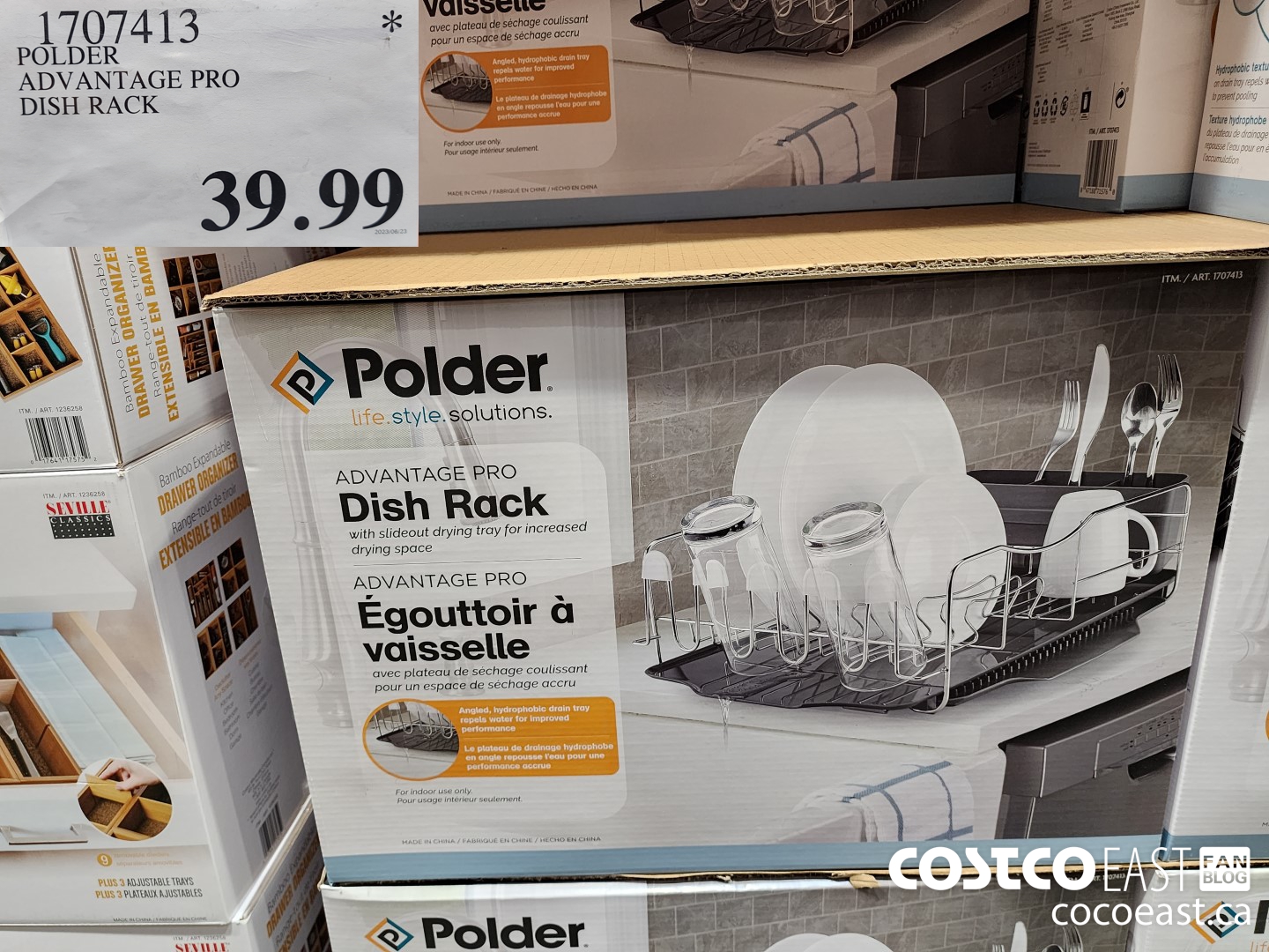 1707413 POLDER ADVANTAGE PRO DISH RACK $39.99