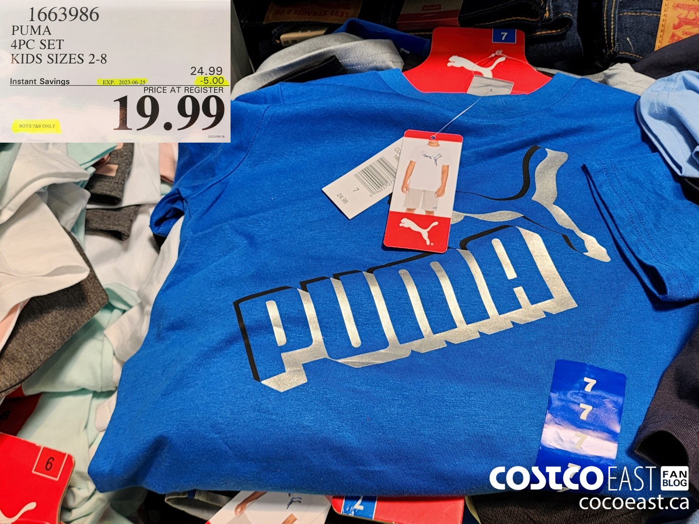 1663986 PUMA 4PC SET KIDS SIZES 2-8 ($5.00 INSTANT SAVINGS EXPIRES ON 2023-06-25) $19.99