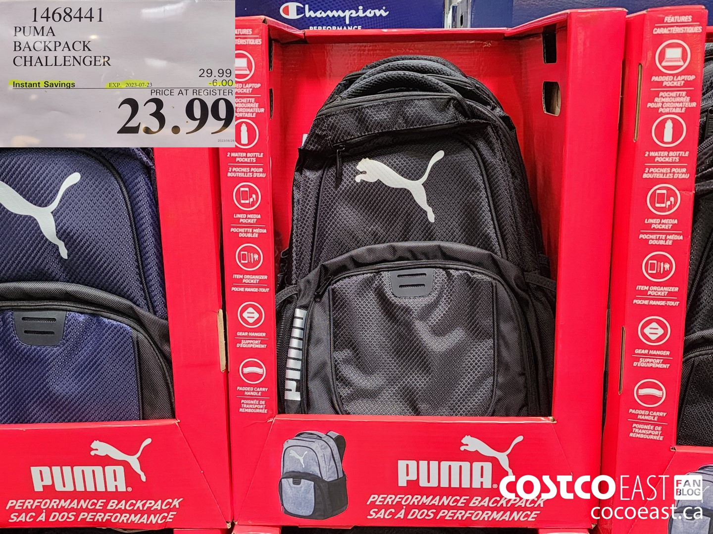 1468441 PUMA CHALLENGER BACKPACK ($6.00 INSTANT SAVINGS EXPIRES ON 2023-07-23) $23.99