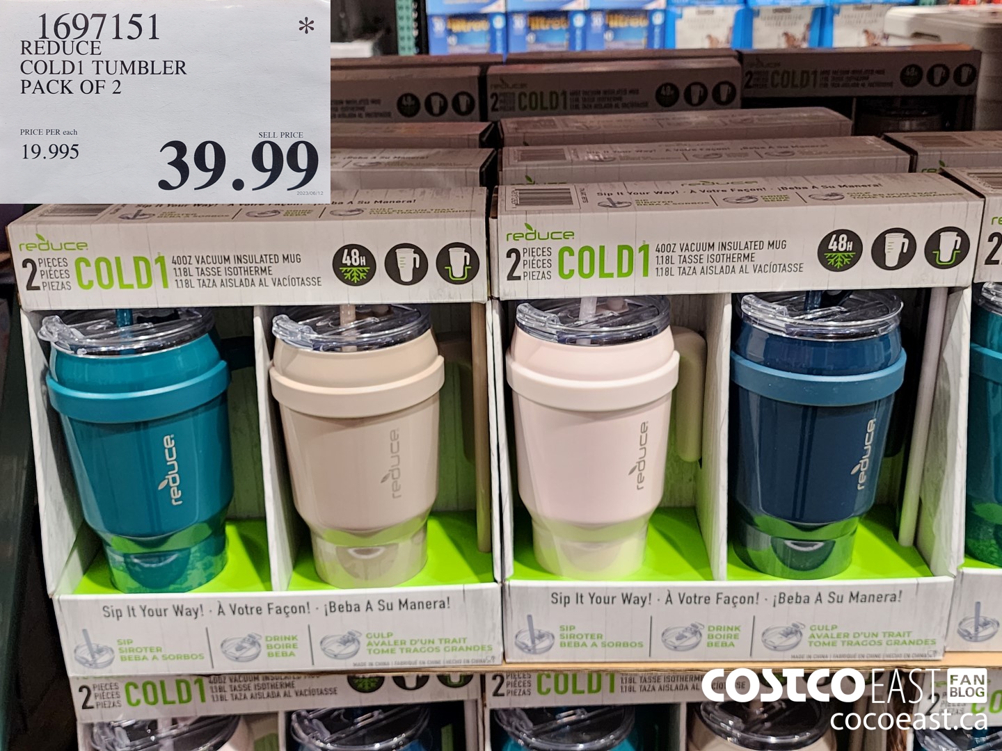 1697151 REDUCE COLD1 TUMBLER PACK OF 2 $39.99