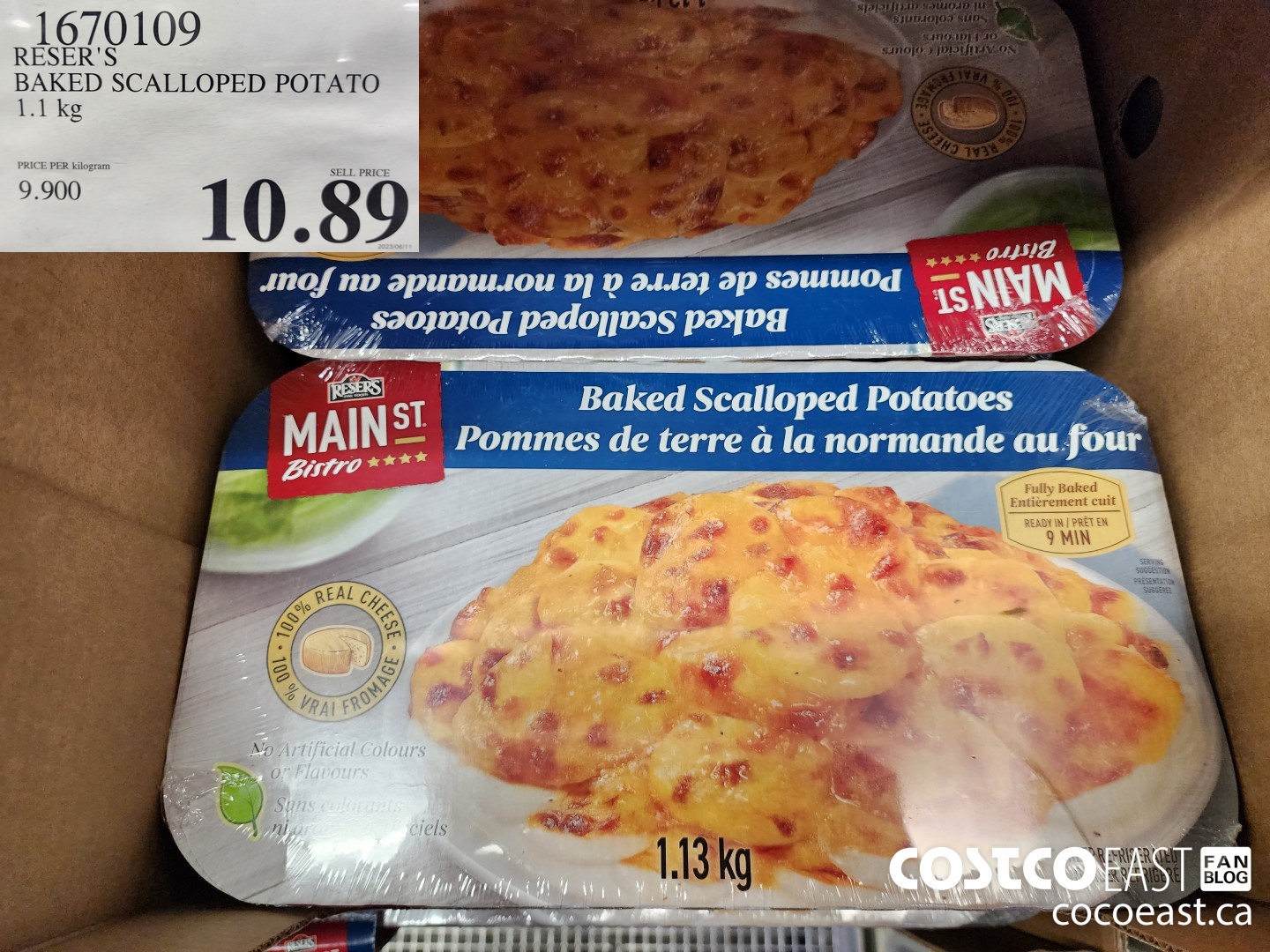 1670109 RESER'S BAKED SCALLOPED POTATOES 1.1 kg $10.89