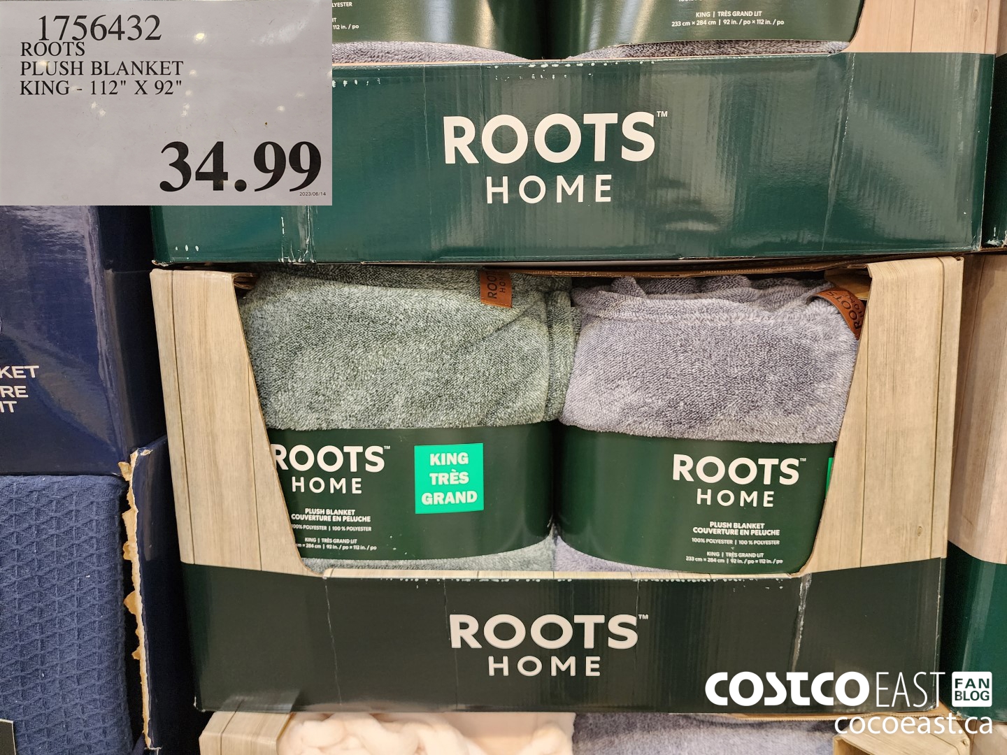 1756432 ROOTS PLUSH BLANKET KING - 112