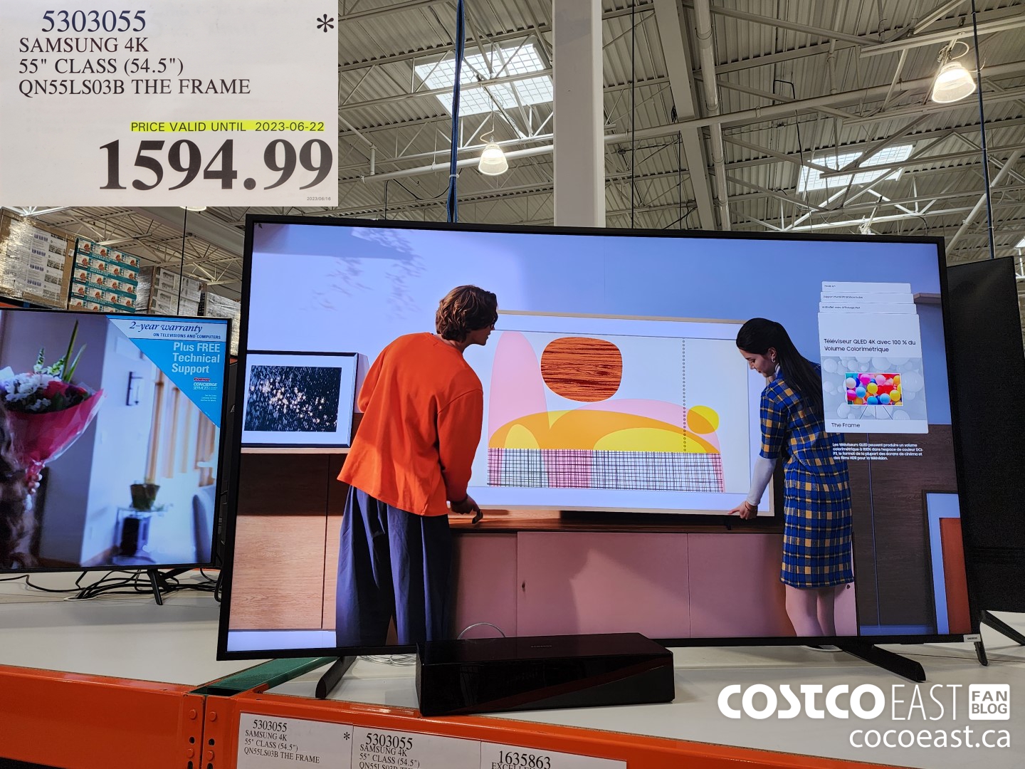 5303055 SAMSUNG 4K 5D” CLASS (54.5