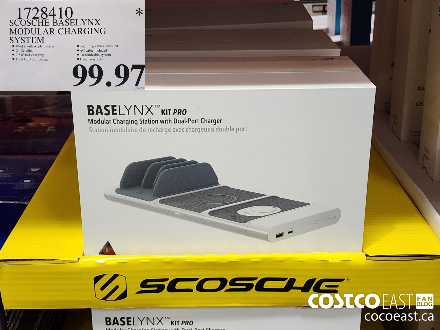 1728410 SCOSCHE BASELYNX MODULAR CHARGING SYSTEM $99.97