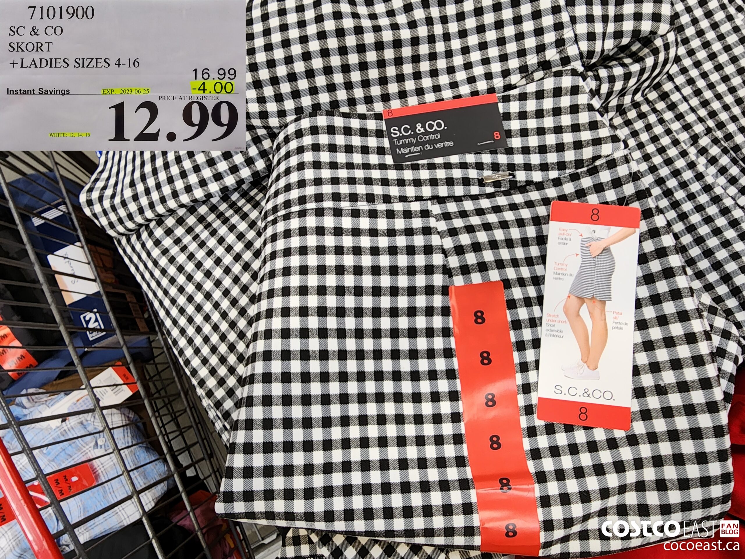 7101900 SC & CO SKORT + LADIES SIZES 4-16 ($4.00 INSTANT SAVINGS EXPIRES ON 2023-06-25) $12.99