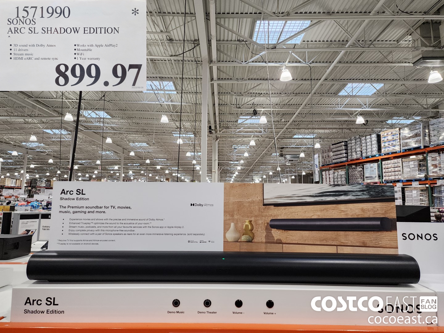 1571990 SONOS ARC SL SHADOW EDITION $899.97
