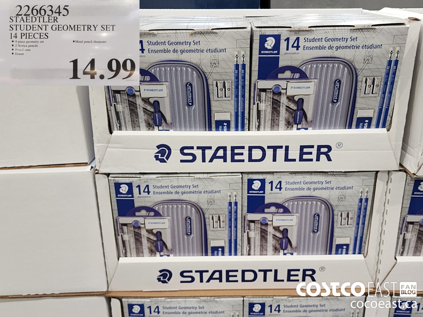 2266345 STAEDTLER MATH ESSENTIALS 14 PIECE SET $14.99