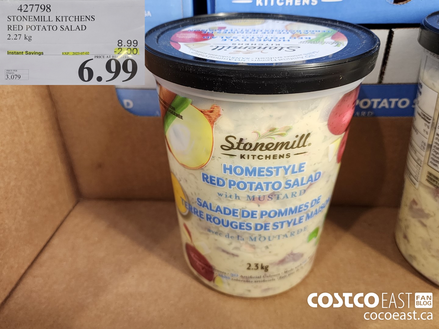 427798 STONEMILL KITCHENS RED POTATO SALAD 2.27 KG ($2.00 INSTANT SAVINGS EXPIRES ON 2023-07-02) $6.99