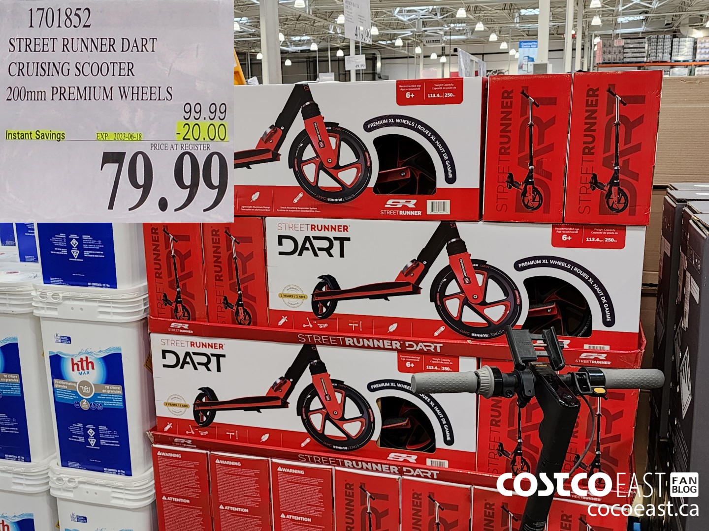 1701852 STREET RUNNER DART CRUISING SCOOTER 20mm PREMIUM WHEELS ($20.00 INSTANT SAVINGS EXPIRES ON 2023-06-18) $79.99